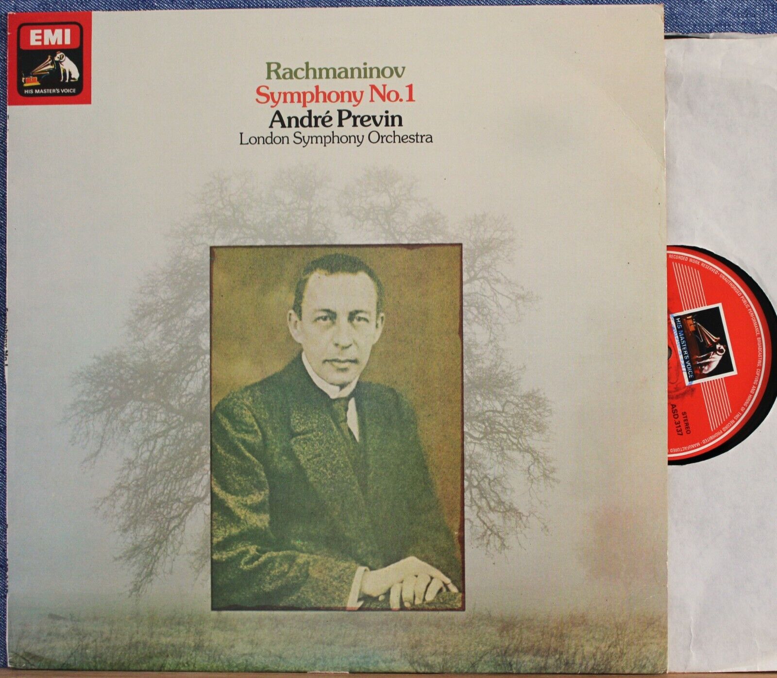 Previn Rachmaninoff (Symphony 1) EMI ASD 3137 NM