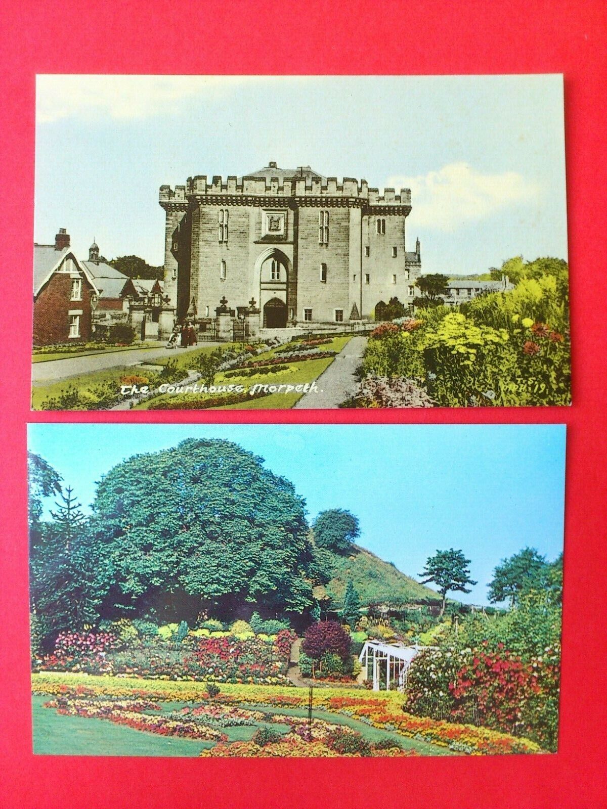 Vintage Postcards UKThe Courthouse and Carlisle ParkMorpeth 1962