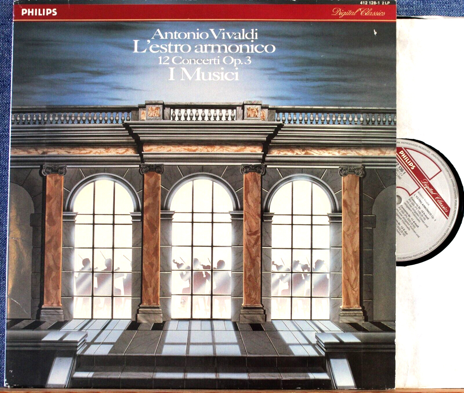 I Musici Vivaldi (L'Estro armonico) Philips 412 128 (2) dig NM