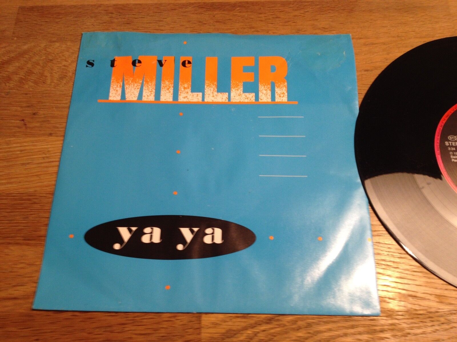 STEVE MILLER "YA YA / FILTHY MCNASTY" 1988 CAPITOL  EMI RECORDS WEST GERMANY***