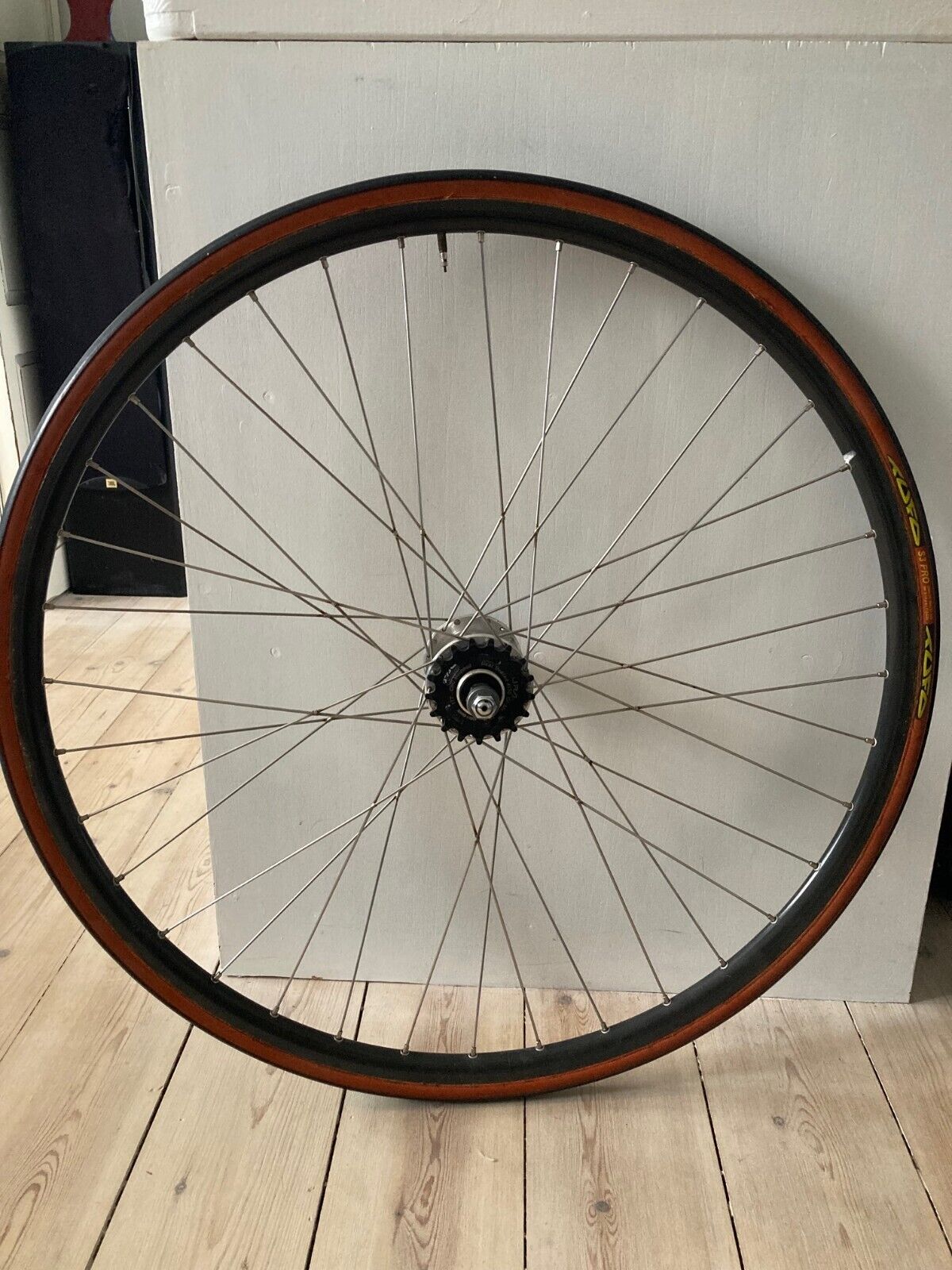 Dura Ace HB-7600 track wheelset Wolber profile 20 soldered spokes 36h