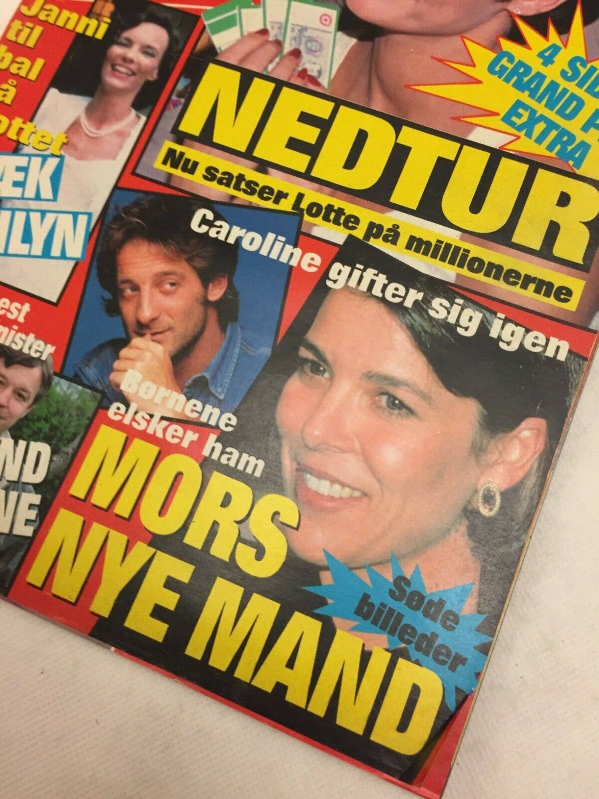 Princess Caroline of Monaco Love Affair Vtg Danish Magazine 1992 "Se og Hoer"