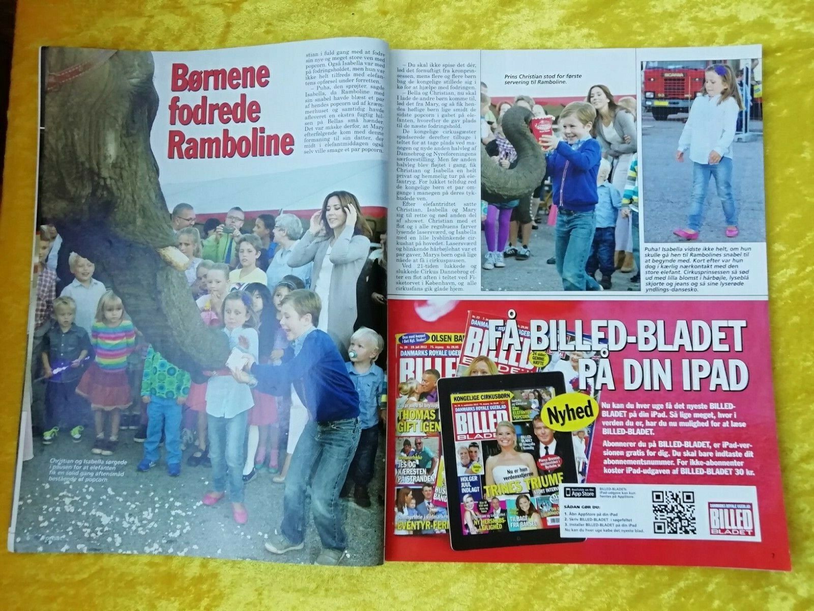 Danish magazine"Billed Bladet" no 362012Royals Movie StarsHelena Christensen