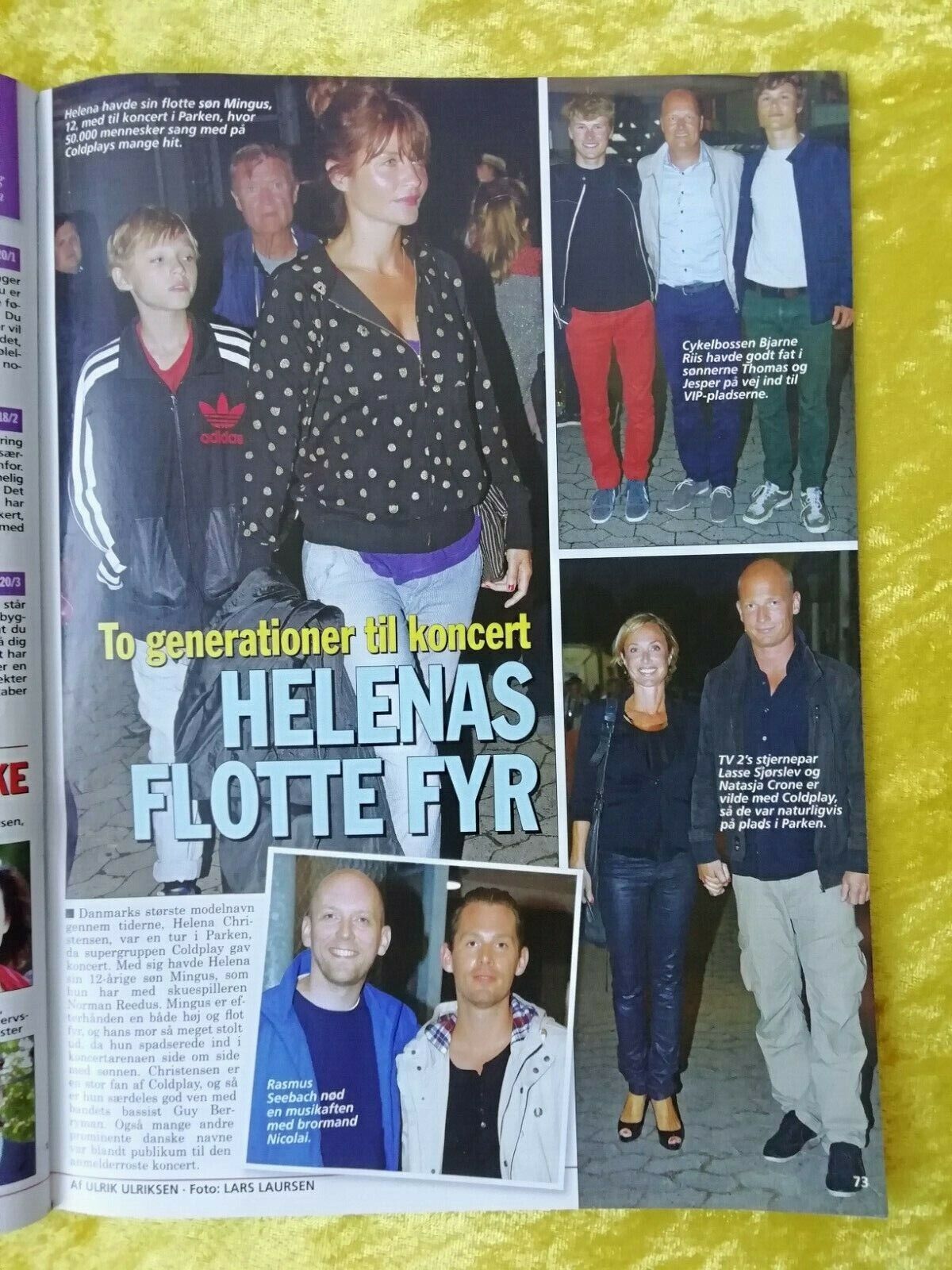 Danish magazine"Billed Bladet" no 362012Royals Movie StarsHelena Christensen