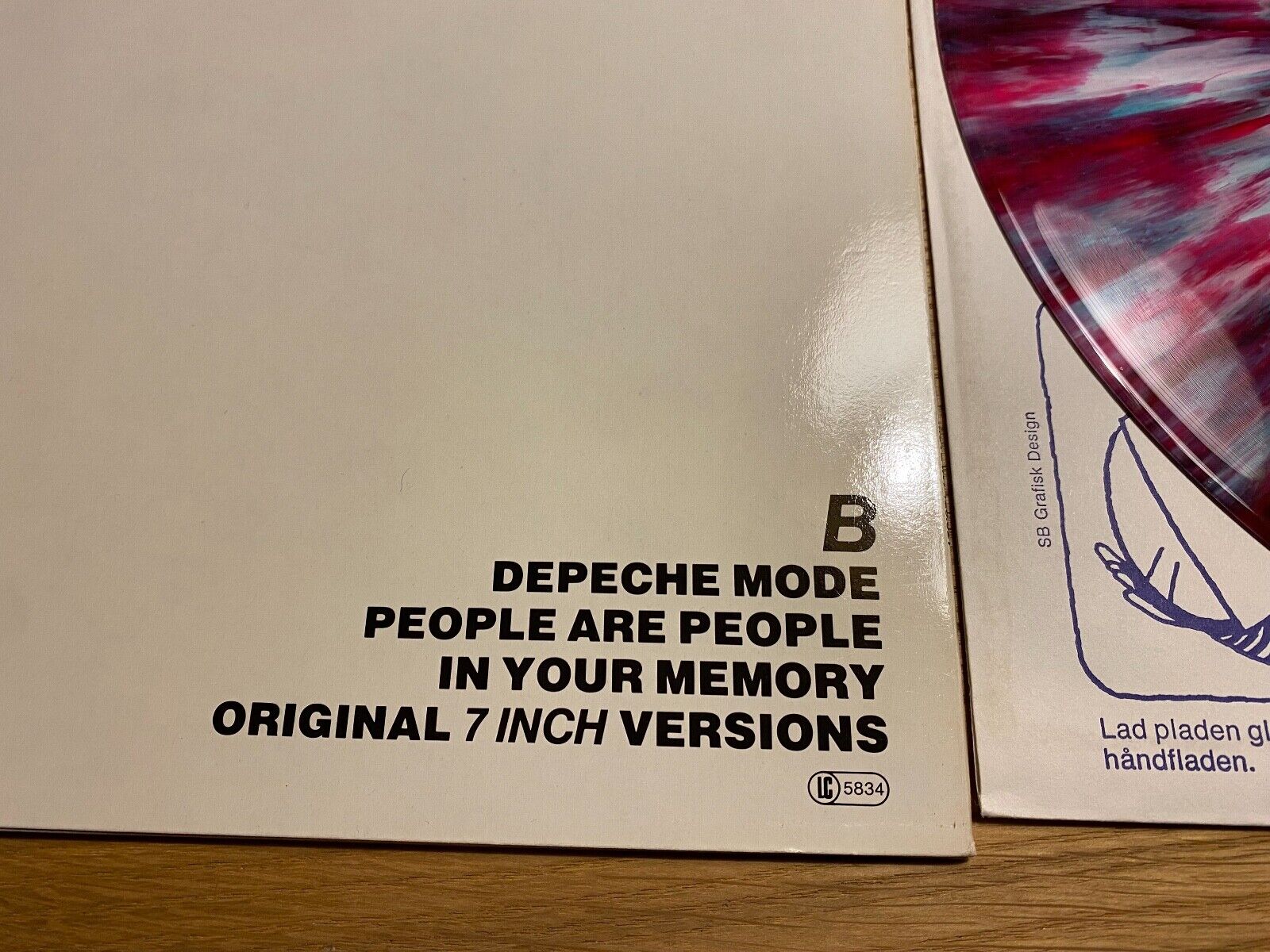 DEPECHE MODE "PEOPLE ARE PEOPLE"  SPECIAL EDITION 1984 MUTE ON-USound SPLASH WAX