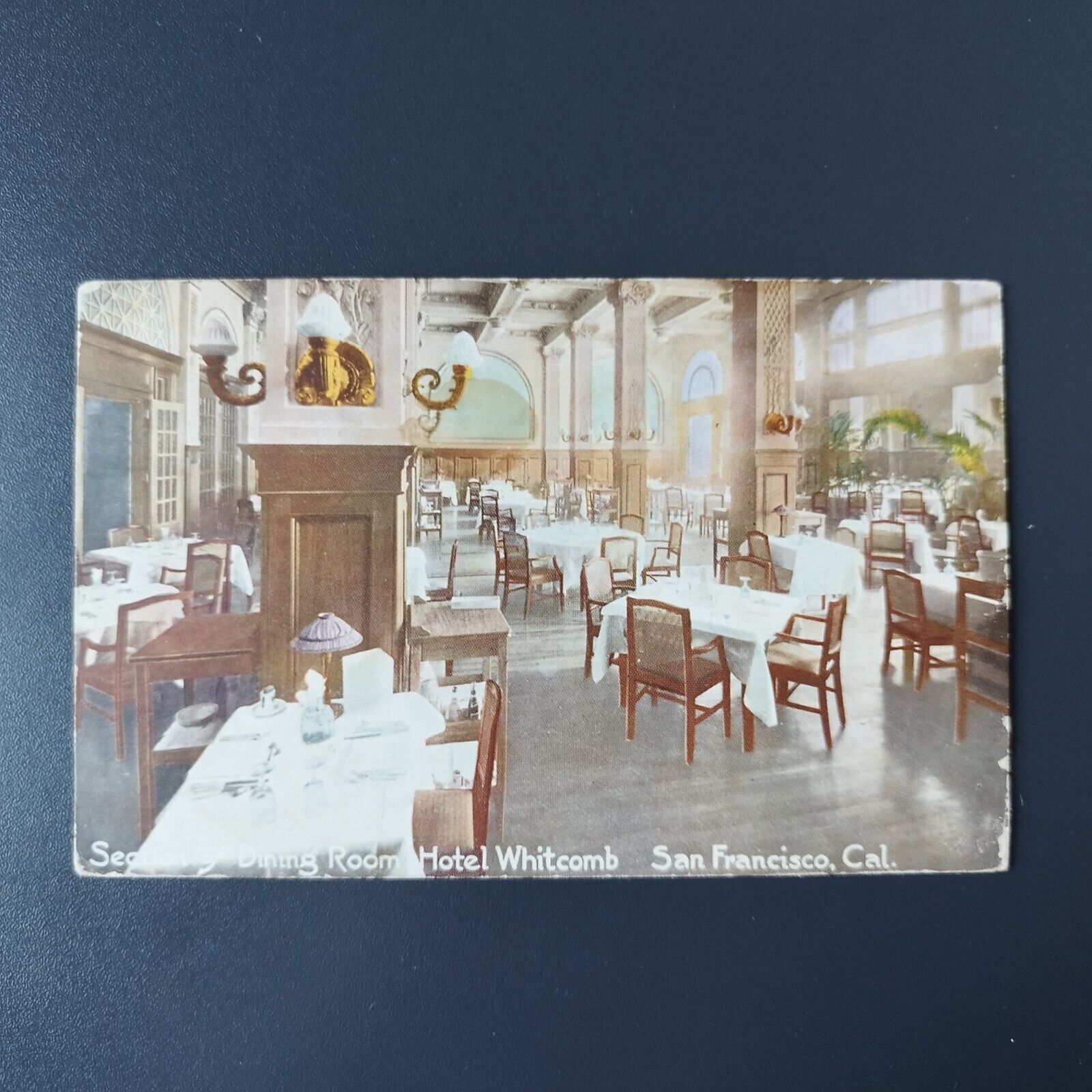 San FranciscoHotel WhitcombSection of dining roomca 1900