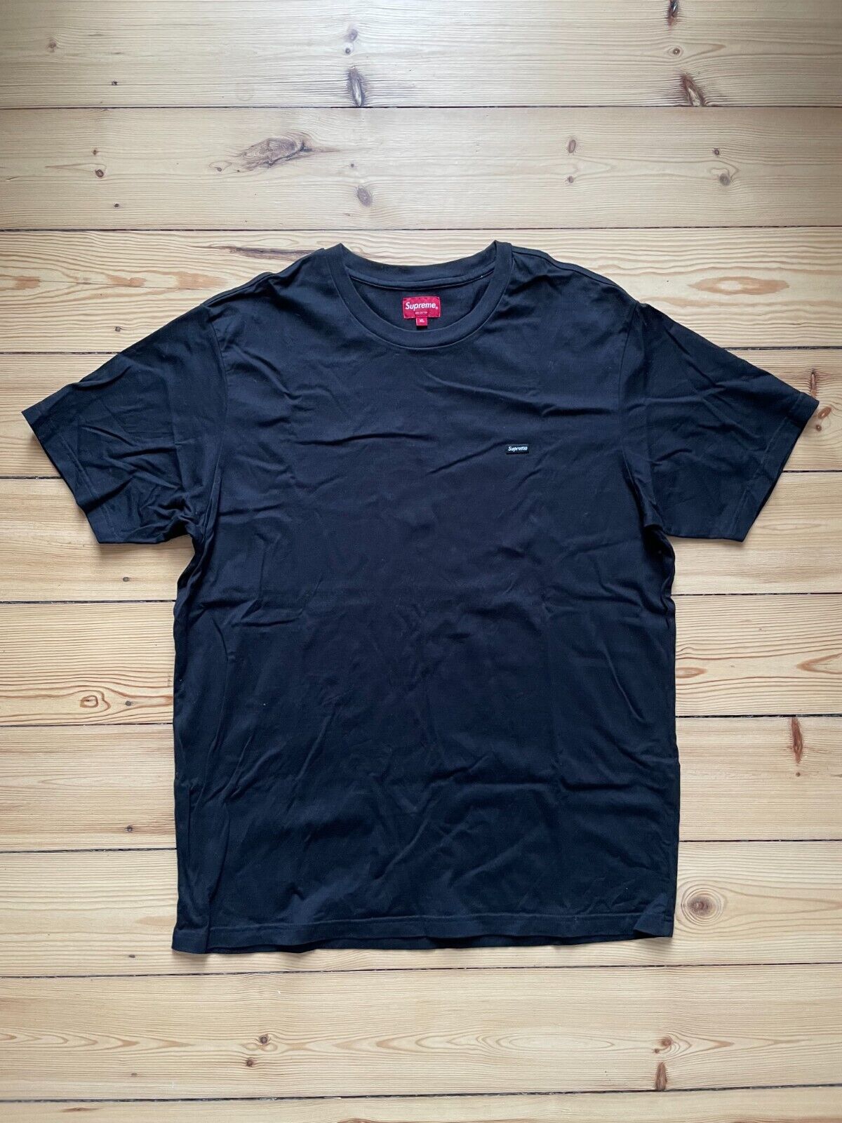 Supreme Small Box Logo Tee SS17 Black XL