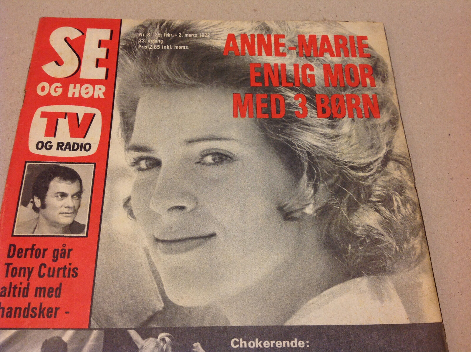 QUEEN ANNE-MARIE OF GREECE KING CONSTANTINE BREAK-UP RUMOR Danish Magazine 1972