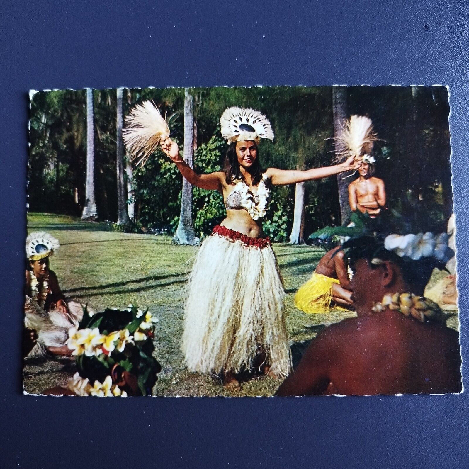 Tahiti Papeete Otea Dancing girl