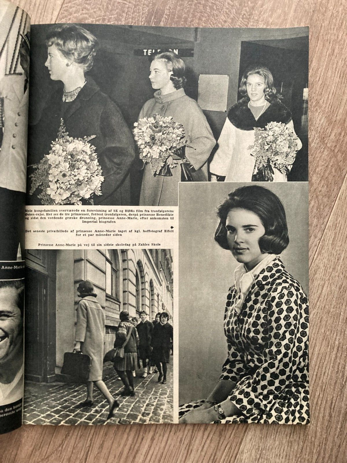 Greek King Constantine Queen Anne-Marie Wedding Danish Magazine 1964 Se og Hør