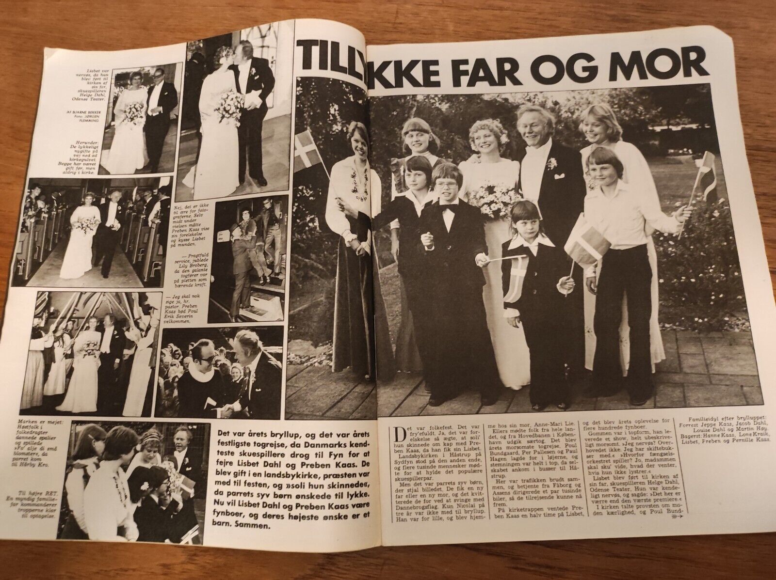 QUEEN SILVIA Deborah Grant HELLE VIRKNER Gregory Peck 1977 Danish Magazine BB100