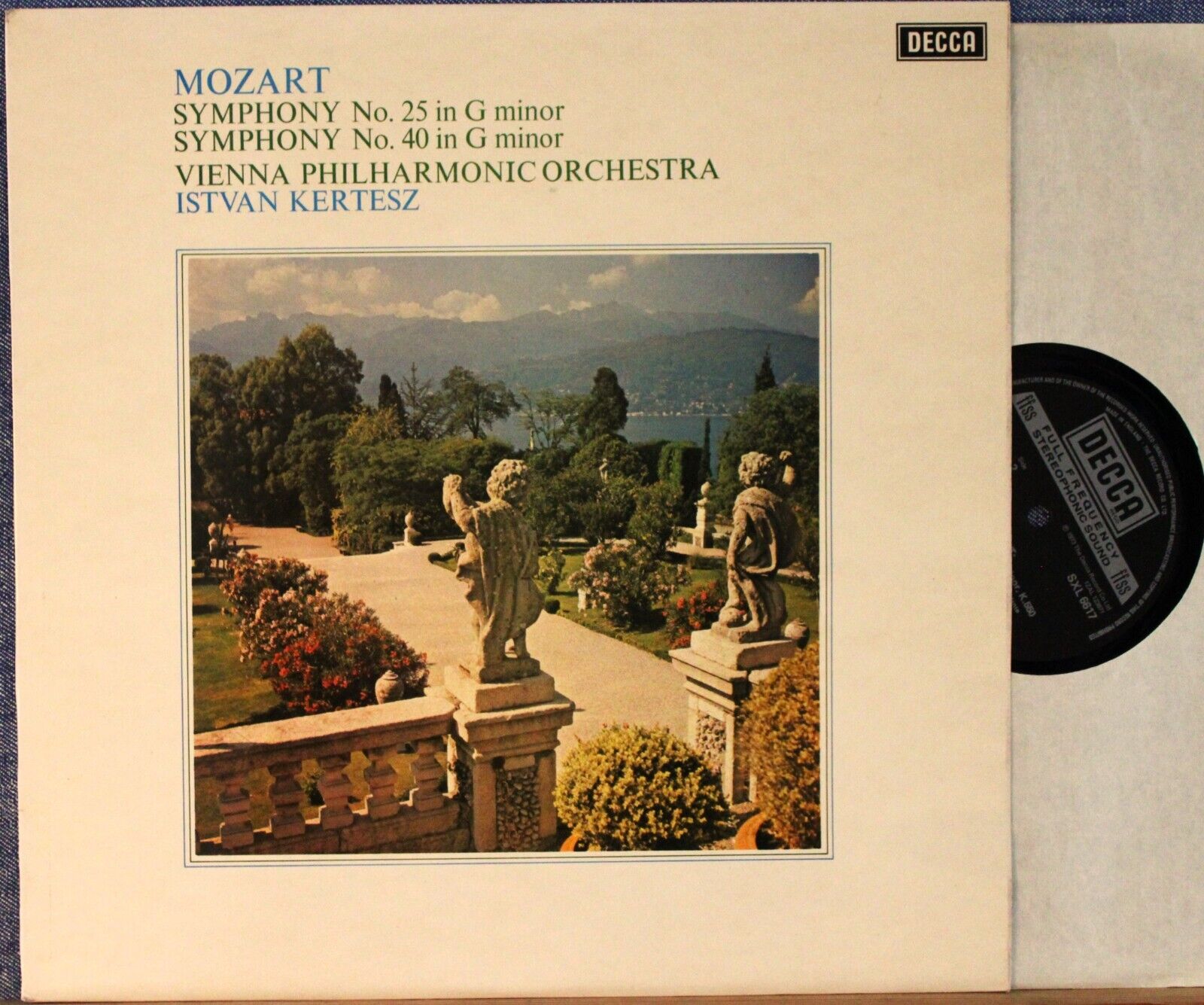 Kertesz Mozart (Symphonies 25 + 40) Decca SXL 6617 NM