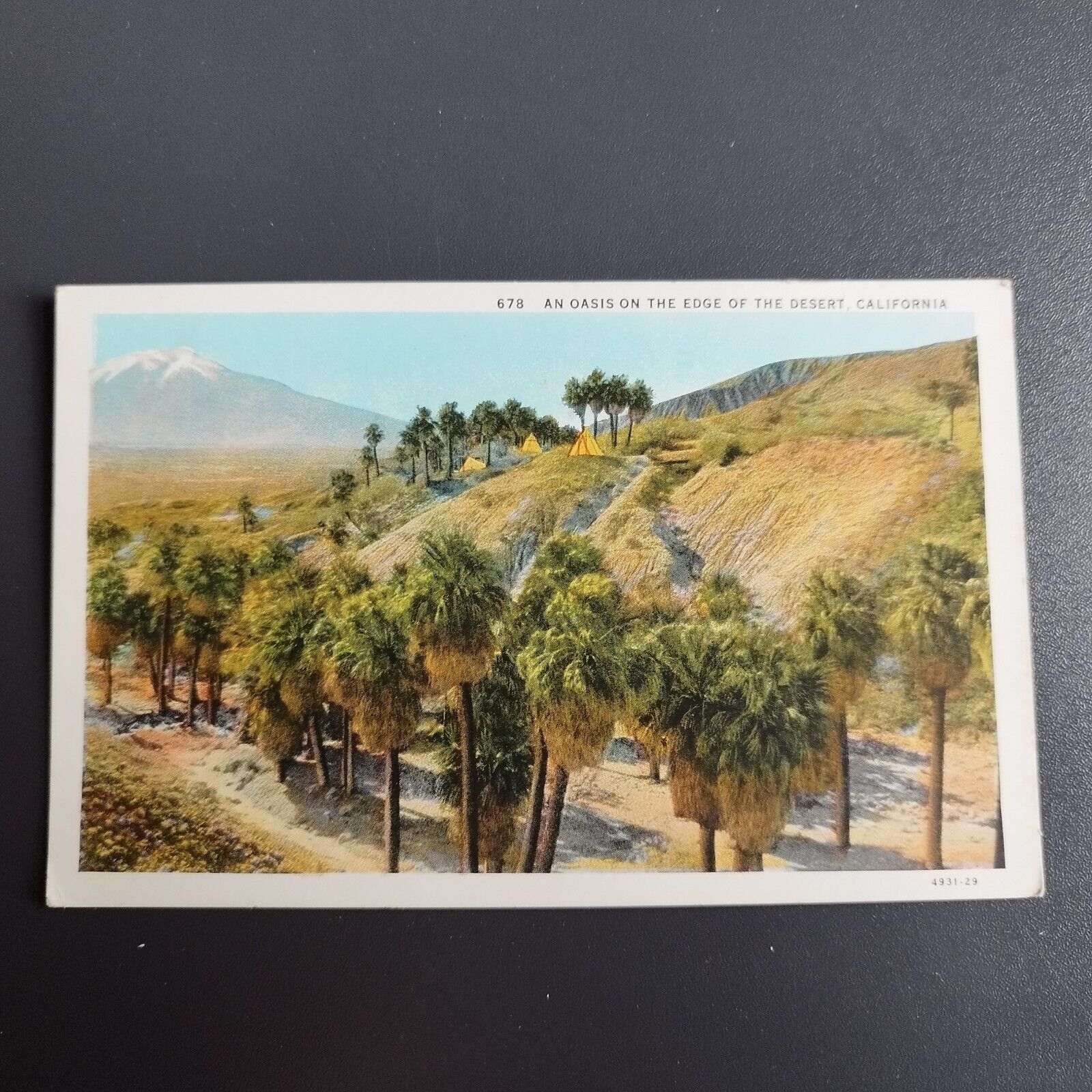 California An Oasis On The Edge Of The Desert - 1940s