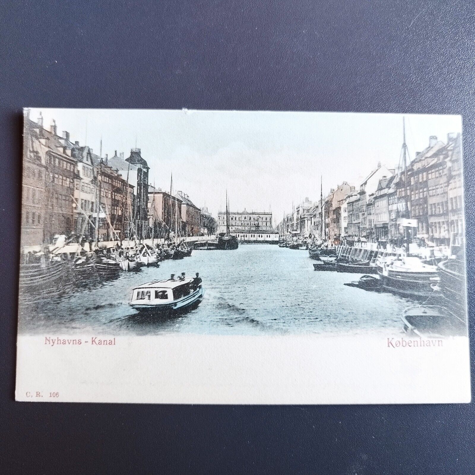 Denmark Copenhagen Nyhavns-Kanal Printed c 1910 Unposted