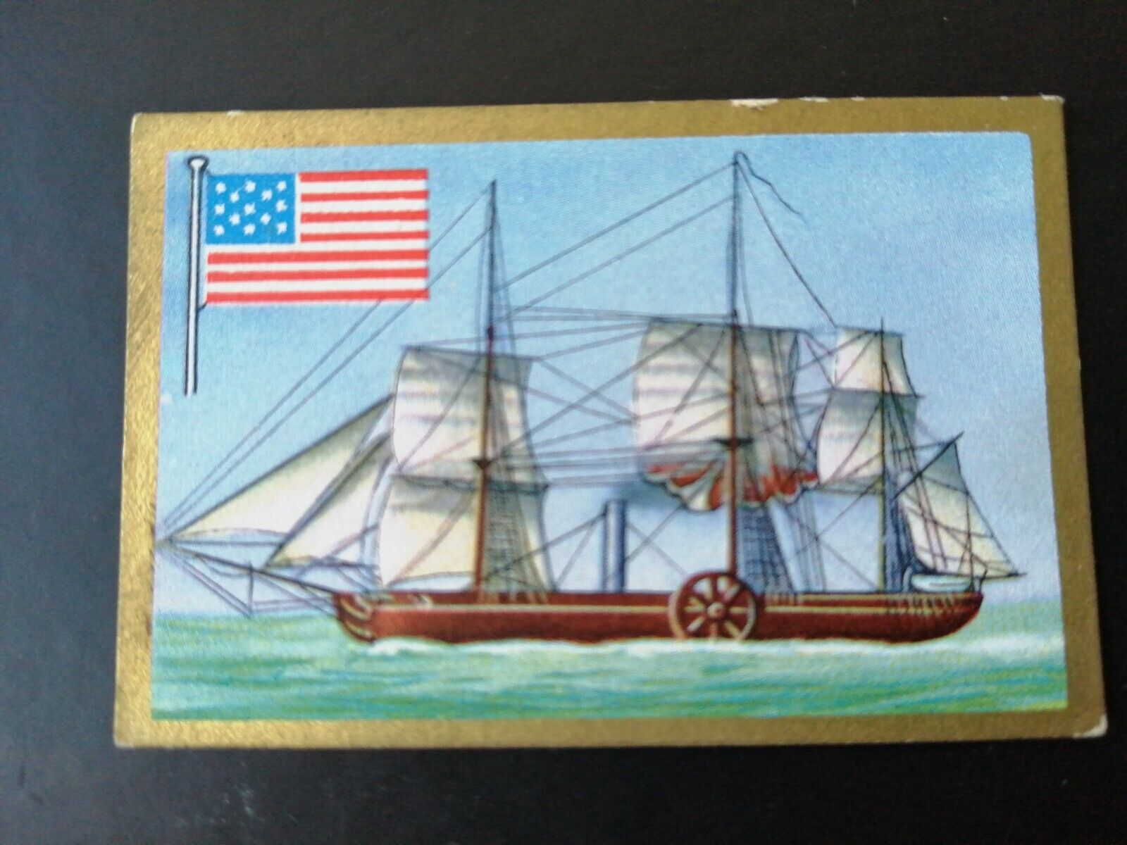 German SABA tobacco ship trading card 1931-33No 22 " Savannah" USA