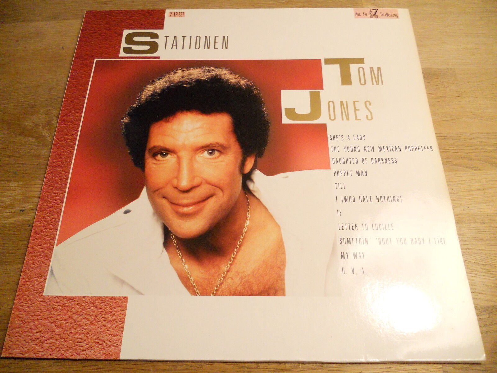 TOM JONES "STATIONEN" 2 X VINYL LP SET OUT OF PRINT 1990 EMI ELECTROLA GMBH DMM*