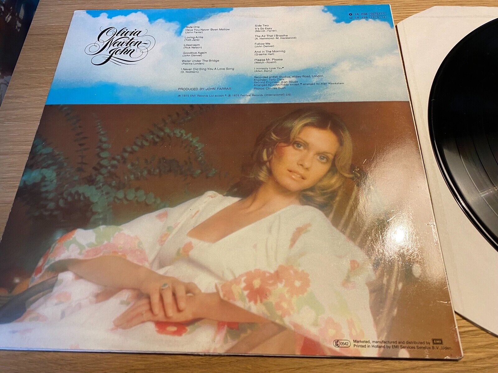 OLIVIA NEWTON-JOHN "HAVE YOU EVER BEEN MELLOW" 1975 EMI VINYL LP DUTCH PRESSING*