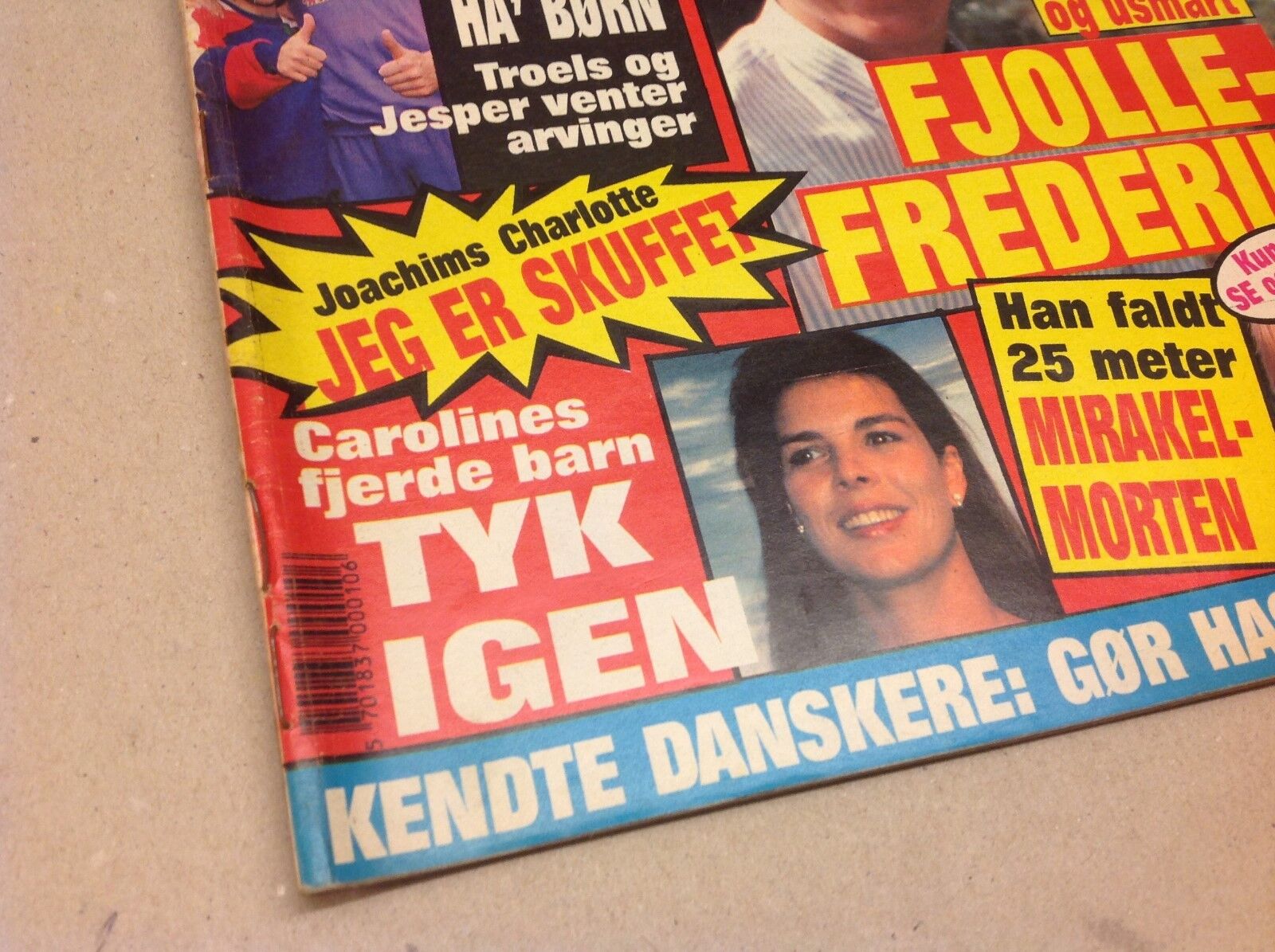 Princess Caroline of Monaco +General Patton Danish Magazine 1988 "Se og Hoer"