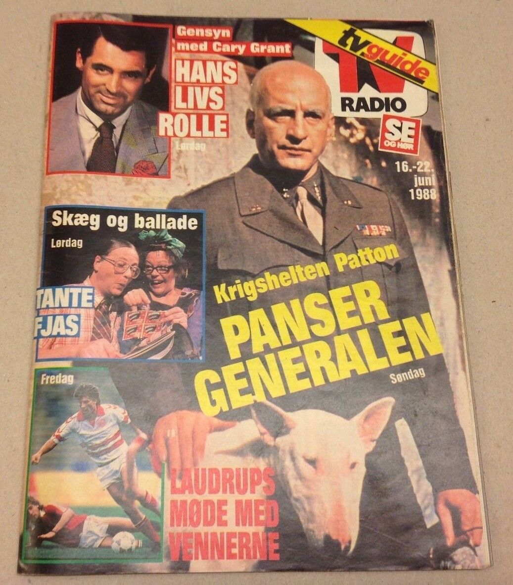 Princess Caroline of Monaco +General Patton Danish Magazine 1988 "Se og Hoer"