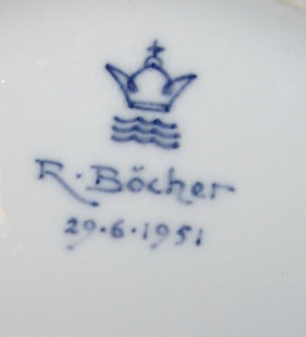 Royal Copenhagen Unique Bowl by Richard Bocher from 29-6-1951