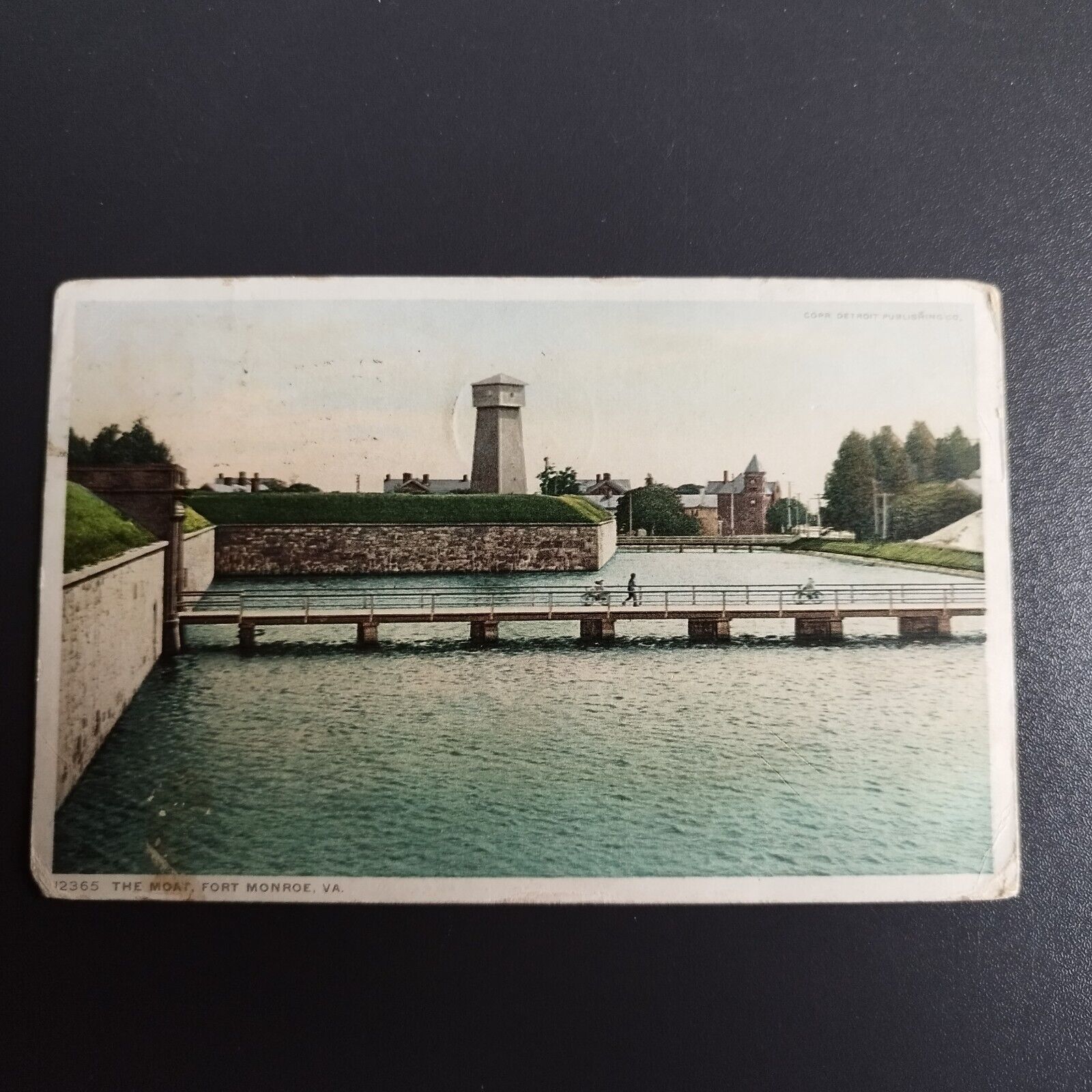 VA Virginia The Moat Fort Monroe 1913