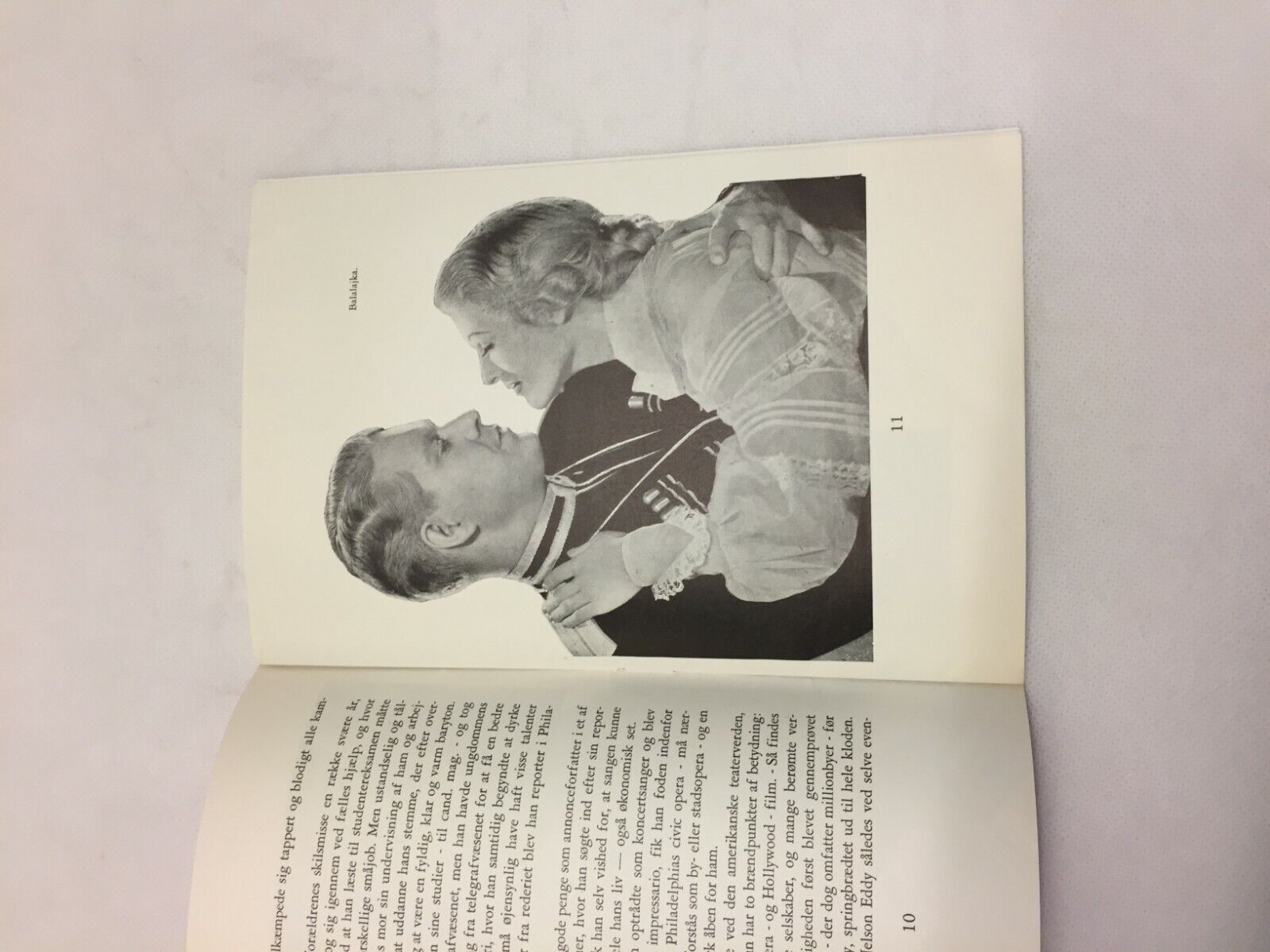 Nelson Eddy Biography 25 Pages 1951 Danish Vintage Booklet