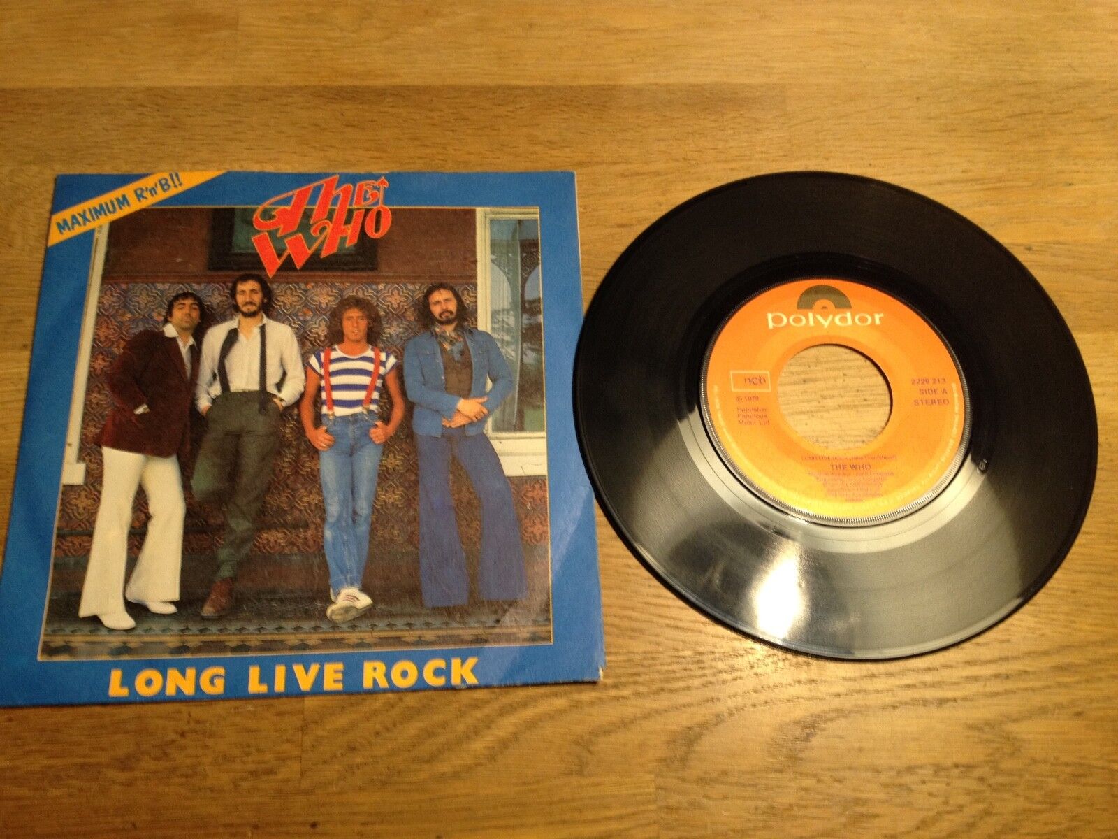 THE WHO "LONG LIVE ROCK/I´M THE FACE/MY WIFE( LIVE)" 1979 NCB POLYDOR RECORDS€€