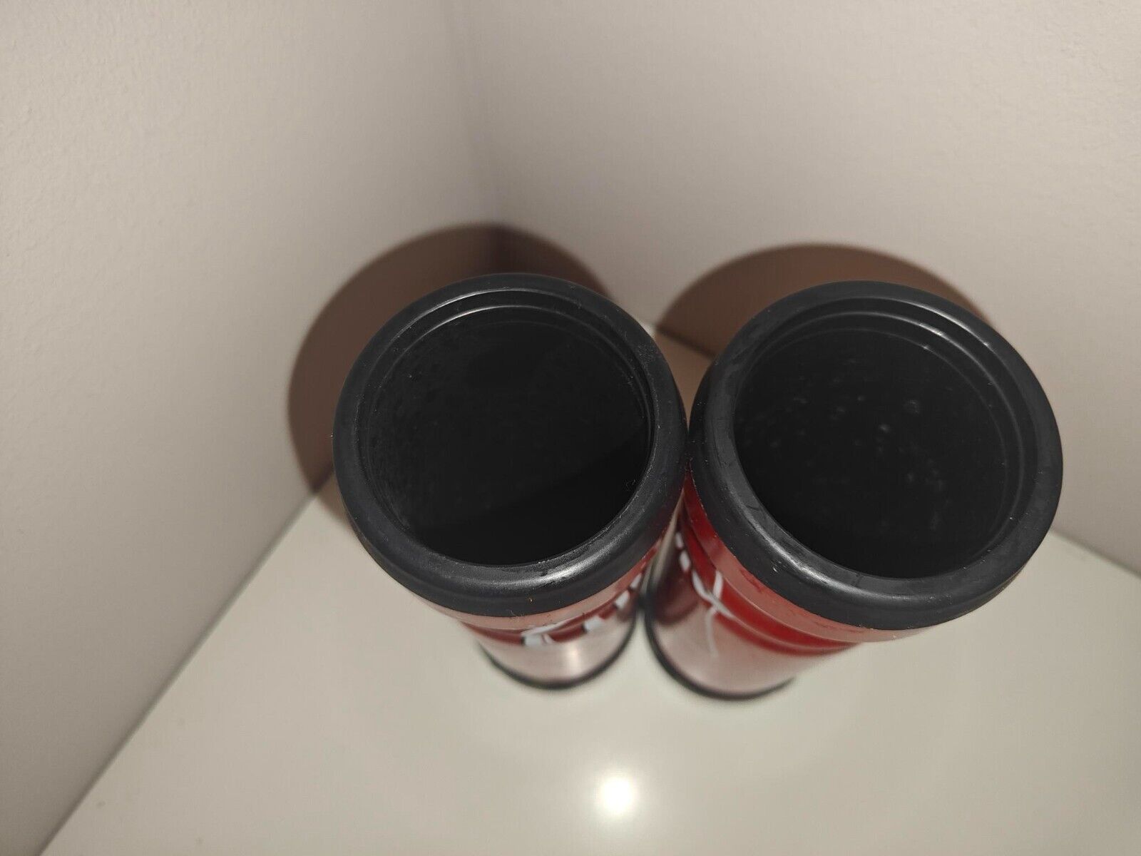 Coca Cola cups with lid Metal with plastic approximate 300mL / 10oz