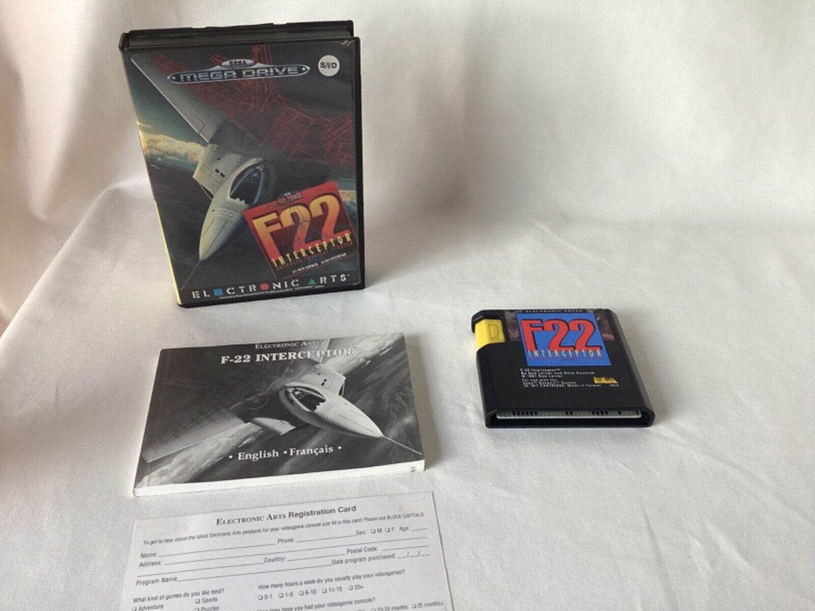 Sega Mega Drive - F22 Interceptor - PAL - Complete in box