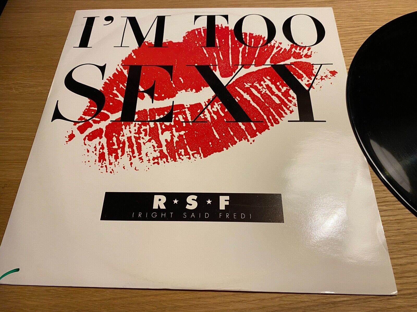 RIGHT SAID FRED "I´M TOO SEXY" 1991 3 TRACK UK PRESS 12" MAXI SINGLE TUG RECORD