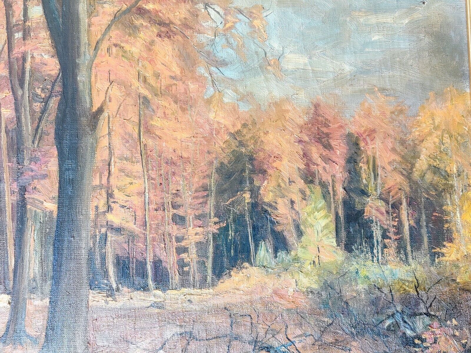 AUTUMN FOREST original oil painting