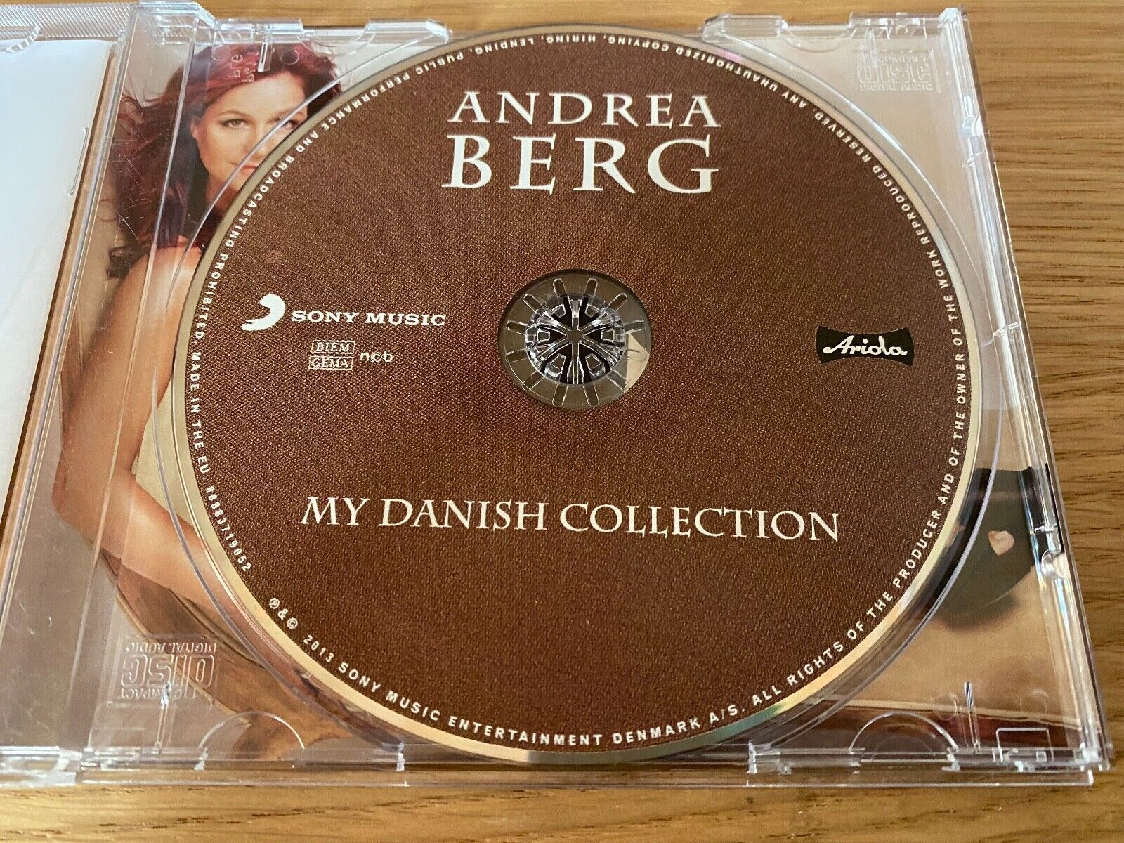 ANDREA BERG "MY DANISH COLLECTION" 2013 CD ALBUM 19 TRACK ARIOLA  SONY MUSIC***