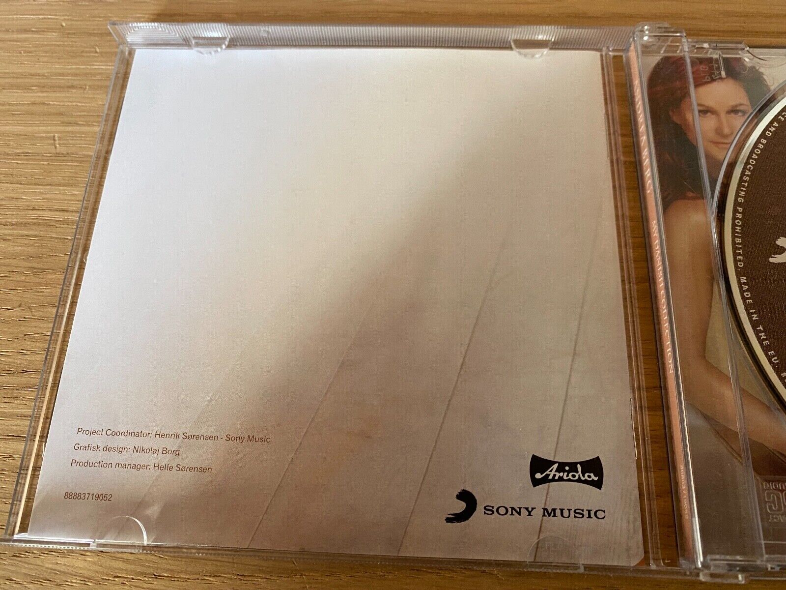 ANDREA BERG "MY DANISH COLLECTION" 2013 CD ALBUM 19 TRACK ARIOLA  SONY MUSIC***