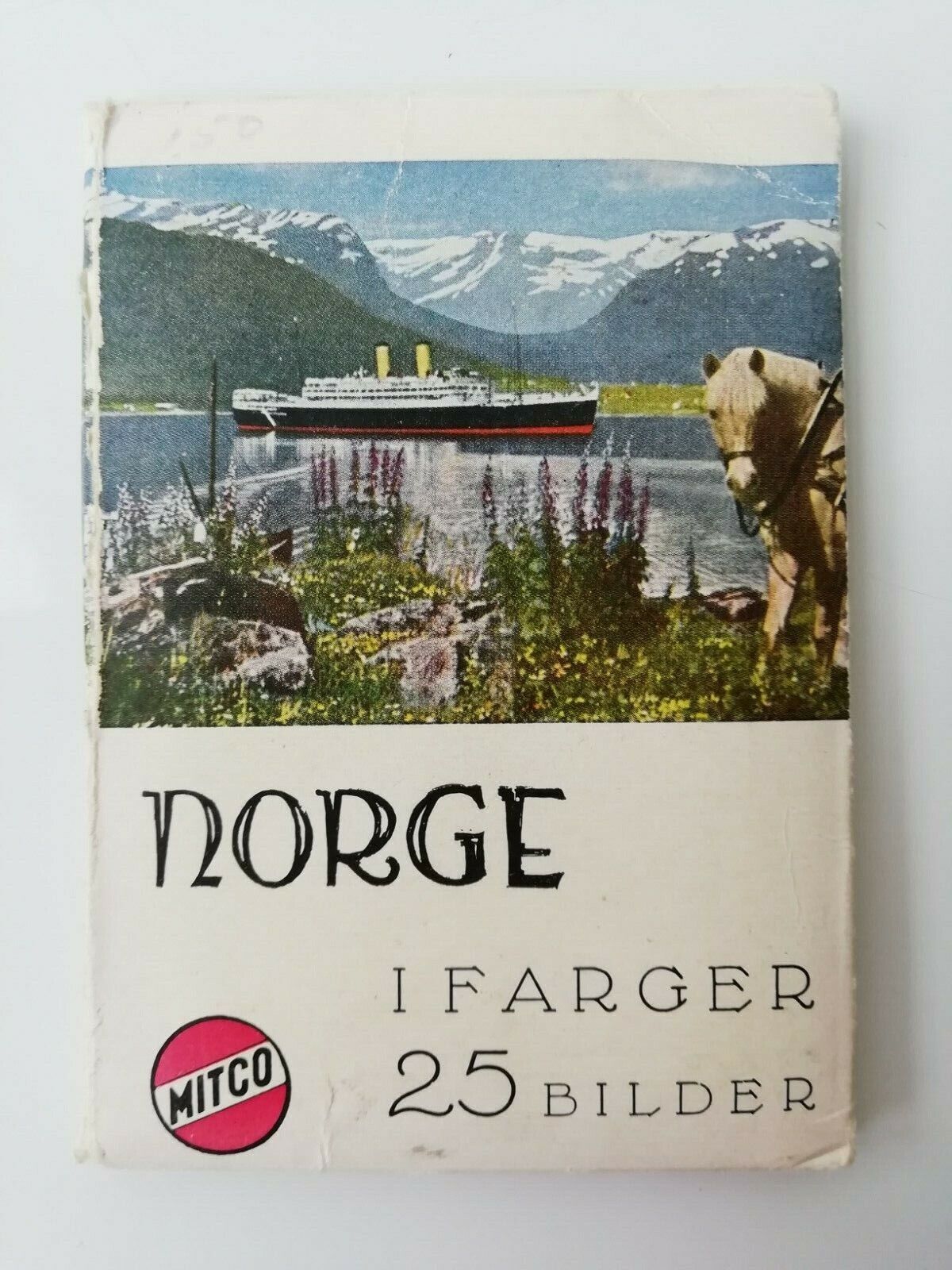 Vintage folder w22 ( 3 missing )color photos of Norway in the 1960s ?