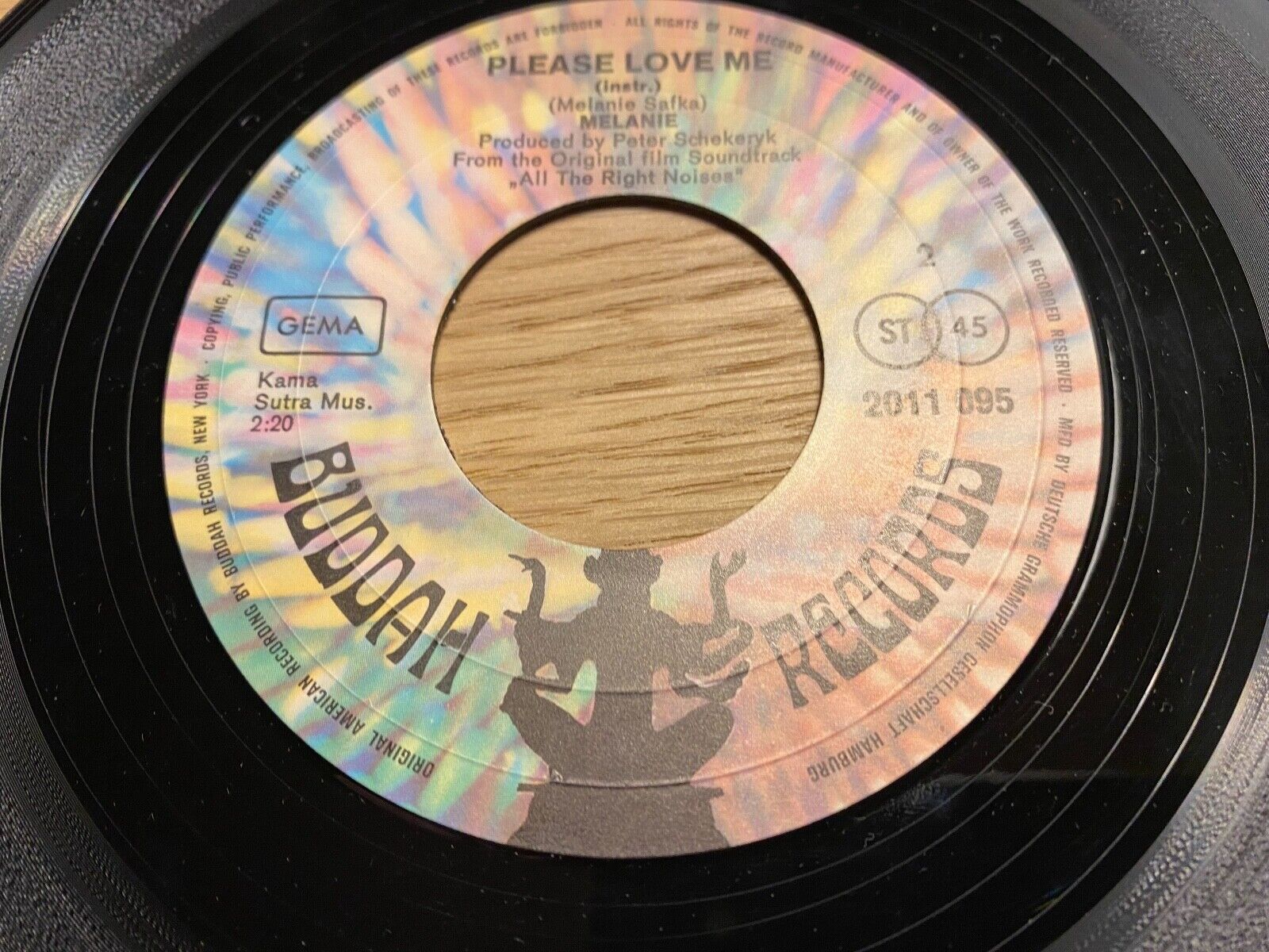 MELANIE "PLEASE LOVE ME" BUDDAH RECORDS SINGLE ST 45 GEMA WEST GERMAN PRESSING 7