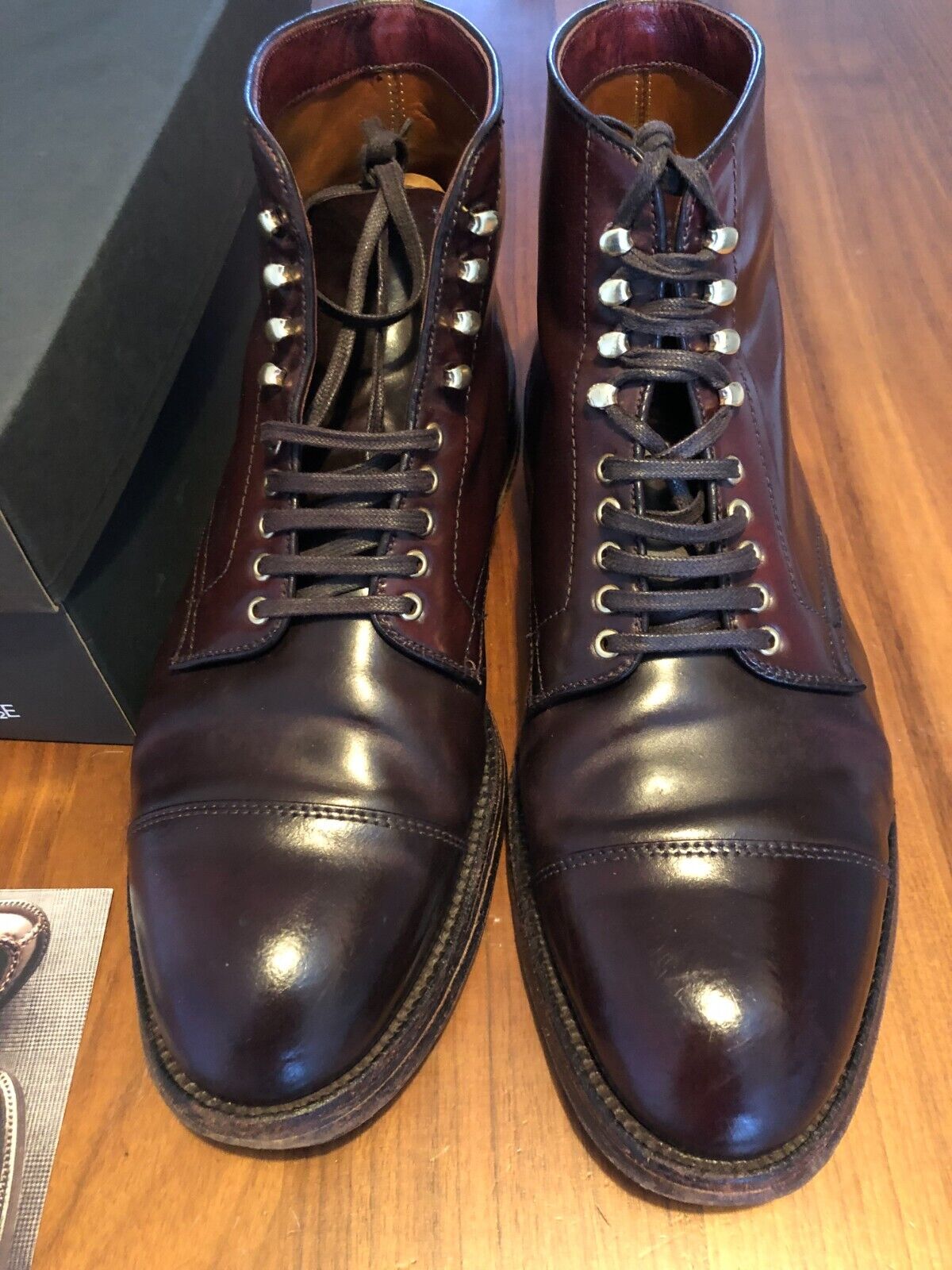 Alden cordovan #8 Parajumper boots