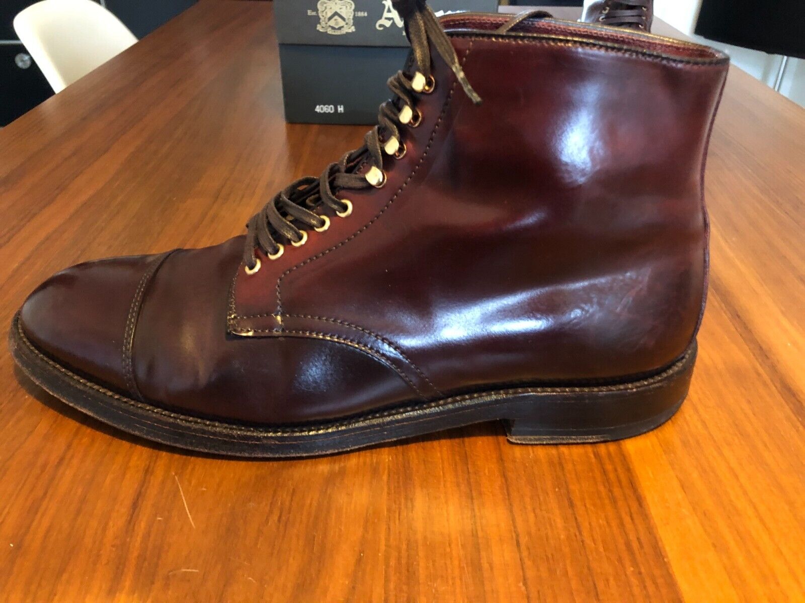 Alden cordovan #8 Parajumper boots