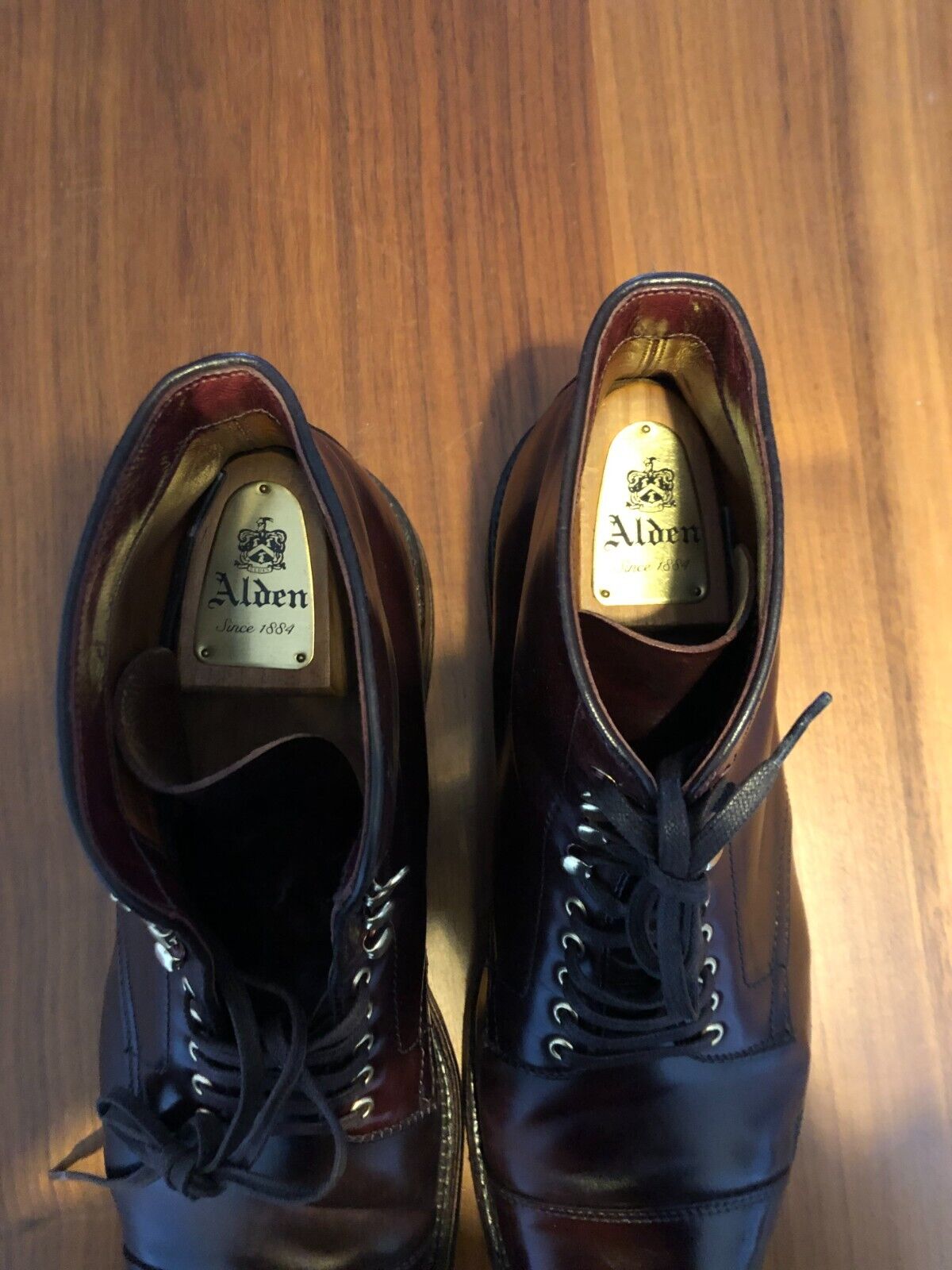 Alden cordovan #8 Parajumper boots