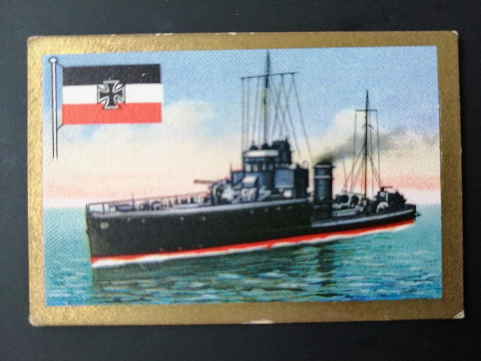 German SABA tobacco ship trading card 1931-33No 205 "G 7 " Destroyer