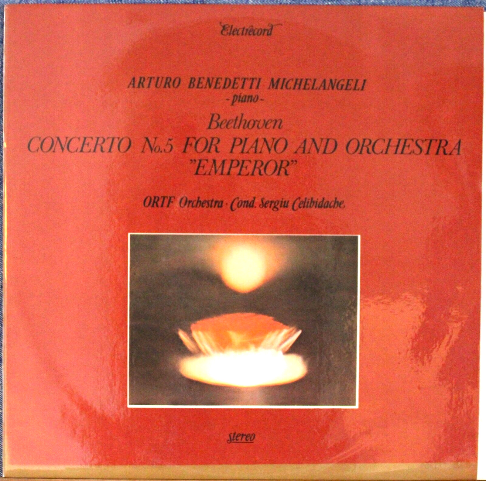 Michelangeli; Celibidache Beethoven (Piano concerto 5) Electrecord ST-ECE 0260