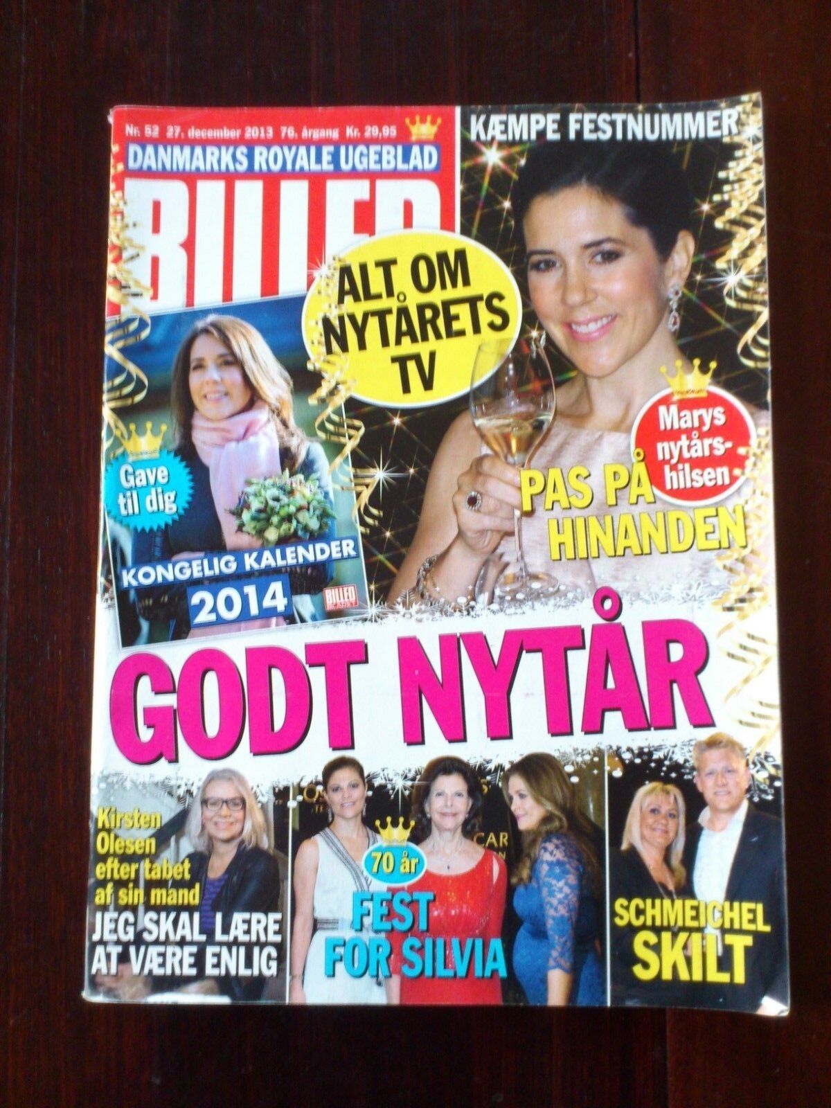 Danish magazine "Billed Bladet" Mostly about Royals and TV/Film starsNo 52/2013