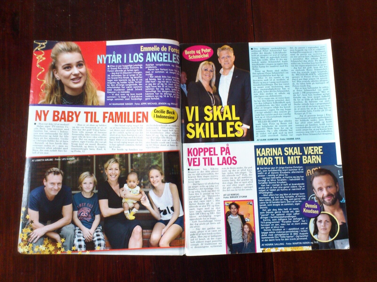 Danish magazine "Billed Bladet" Mostly about Royals and TV/Film starsNo 52/2013