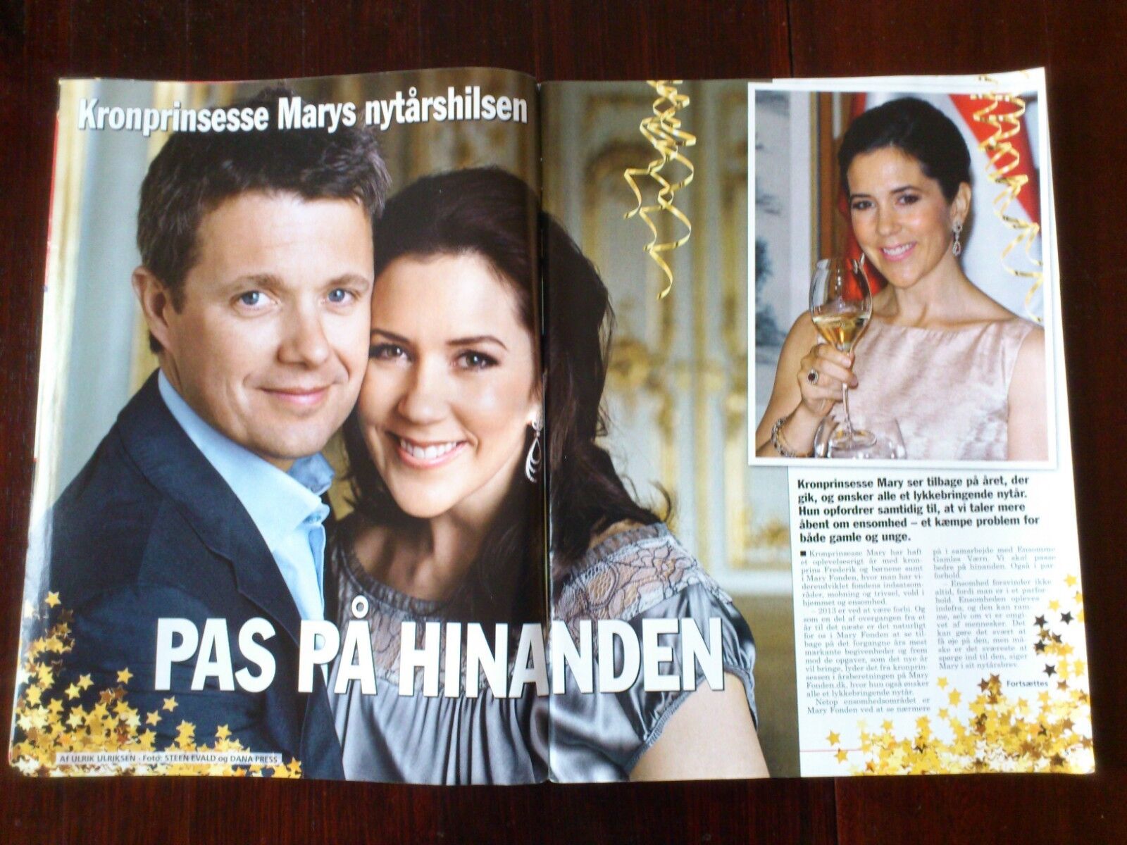 Danish magazine "Billed Bladet" Mostly about Royals and TV/Film starsNo 52/2013