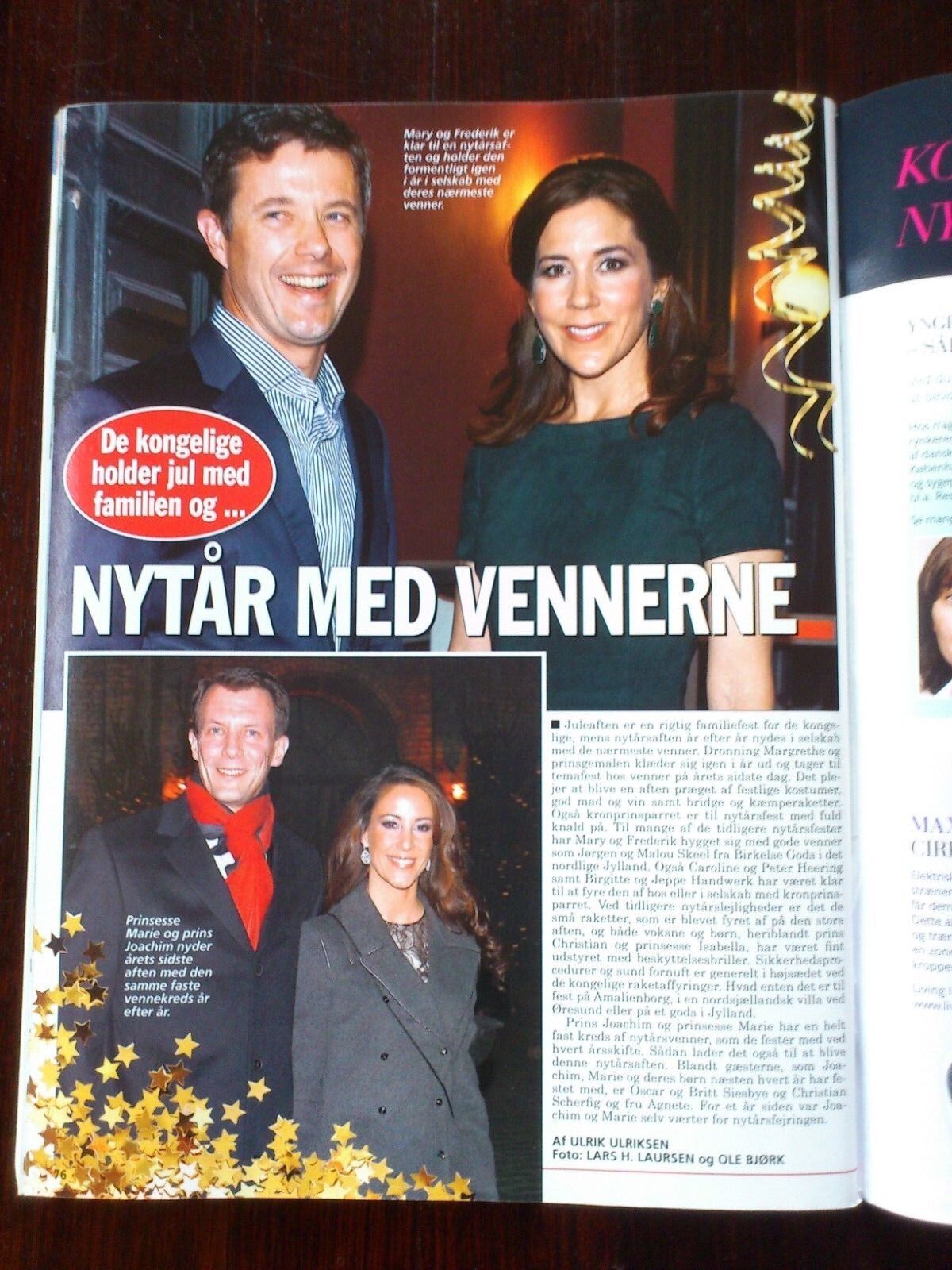 Danish magazine "Billed Bladet" Mostly about Royals and TV/Film starsNo 52/2013