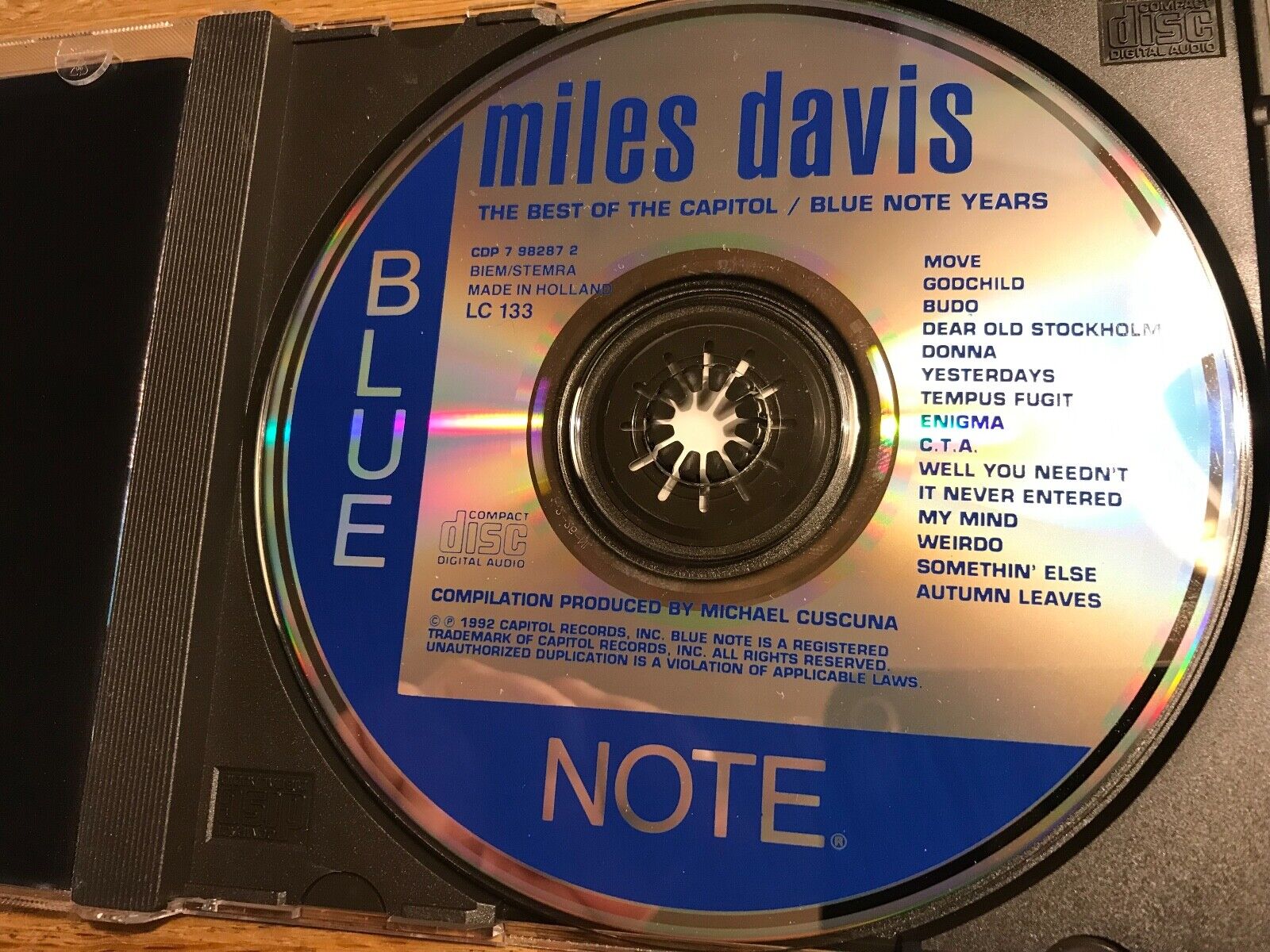 MILES DAVIS "THE BEST OF MILES DAVIS THE CAPITOL/BLUE NOTE YEARS 1992 BLUE NOTE*