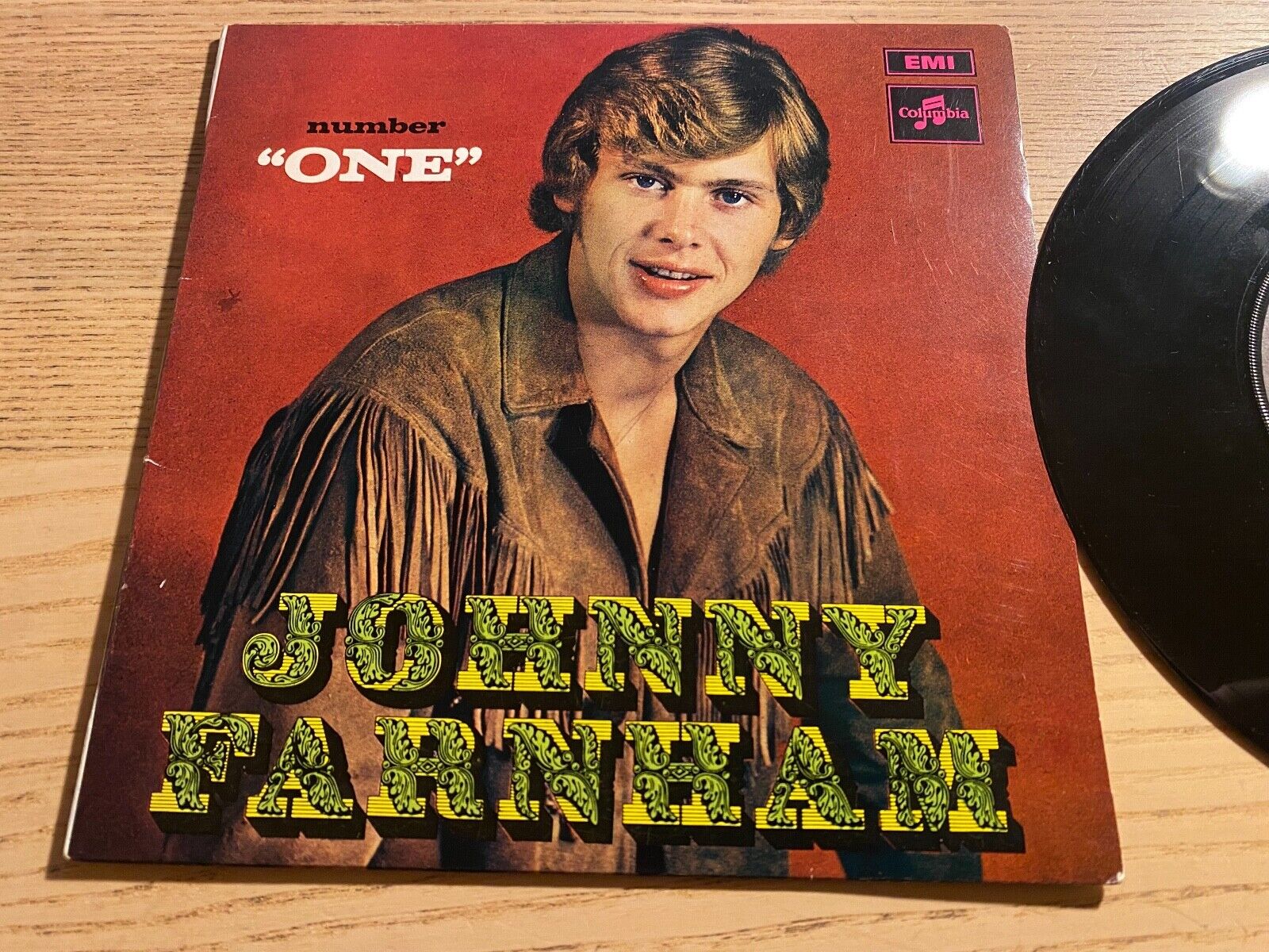 JOHNNY FARNHAM /JOHN FARNHAM "NUMBER ONE" EMI  COLUMBIA RECORDS AUSTRALIAN 7"