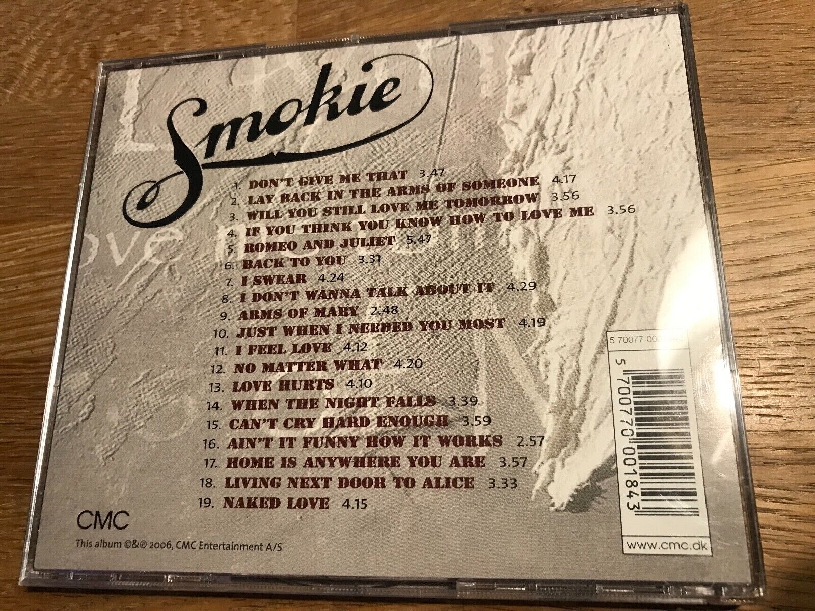 SMOKIE "FROM THE HEART" 2006 CD 19 TRACKS CMC RECORDS DENMARK NCB LIKE NEW RARE*