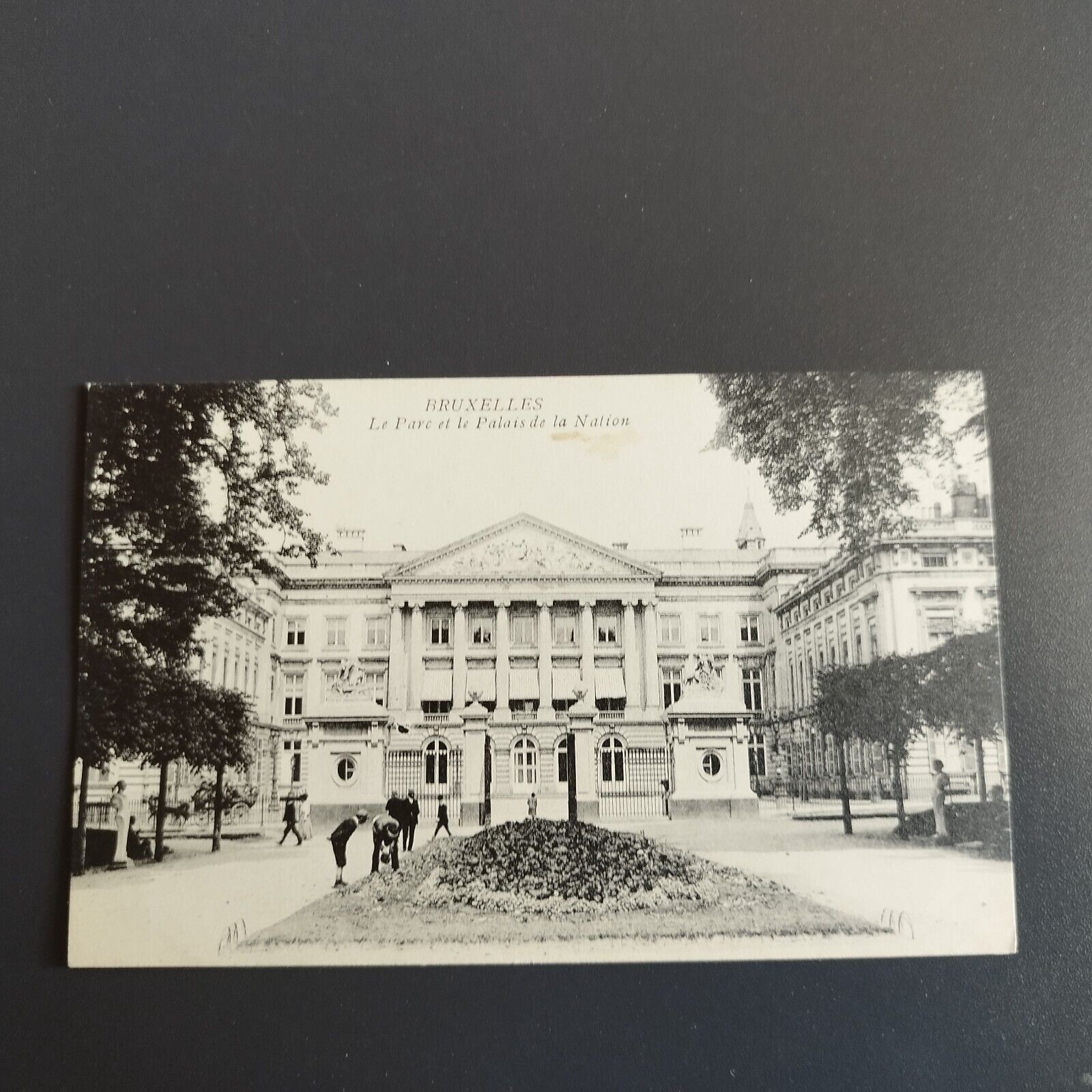 Belgium-Bruxelles - Le Parc et le Palais de la Nation 1910s