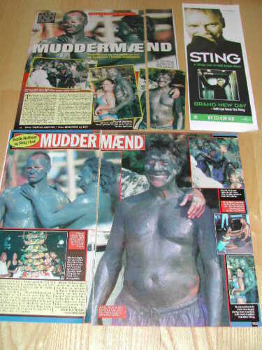 STING Police HUGE Collection RARE Danish and German Clippings Pictures R321