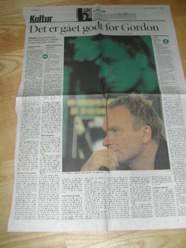 STING Police HUGE Collection RARE Danish and German Clippings Pictures R321